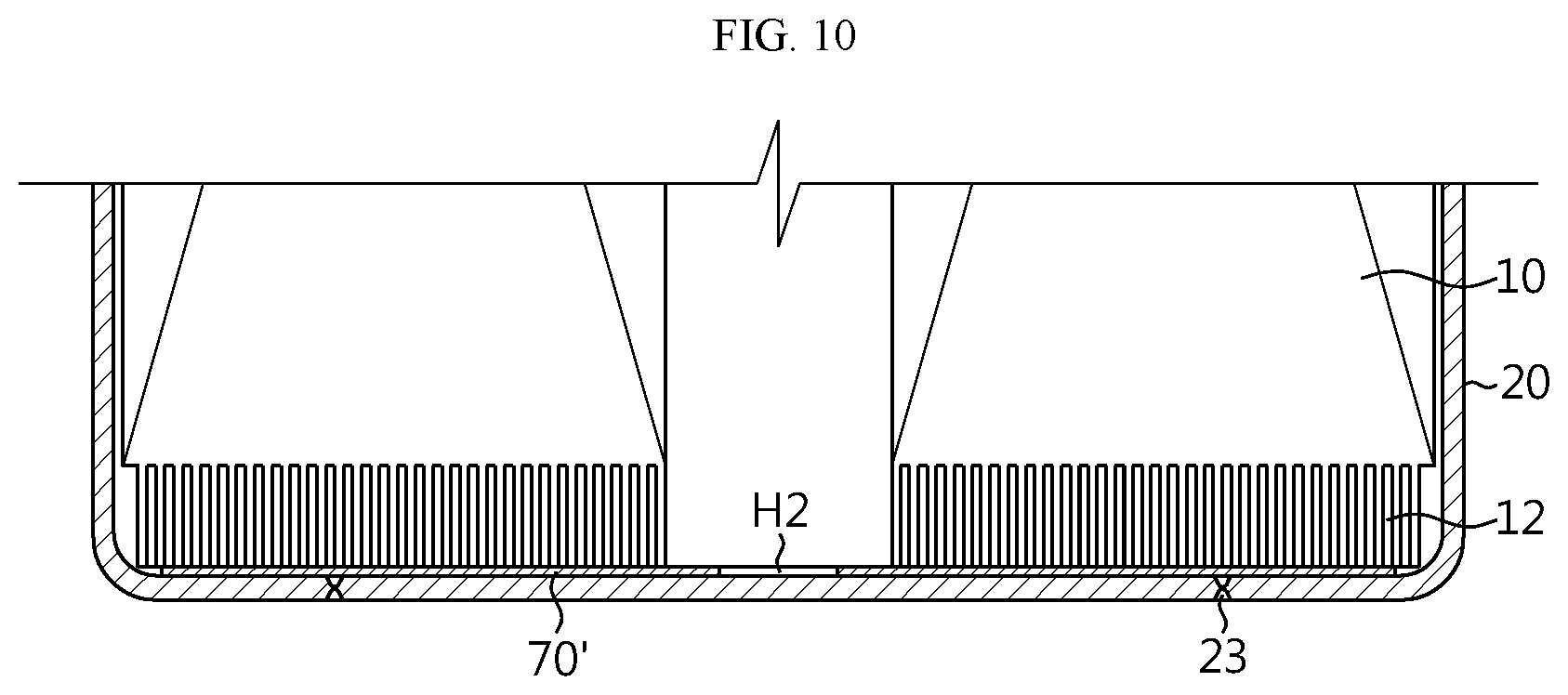 Patent US12100847 Figure 11 – Cylindrical battery cell, and battery pack and vehicle comprising same