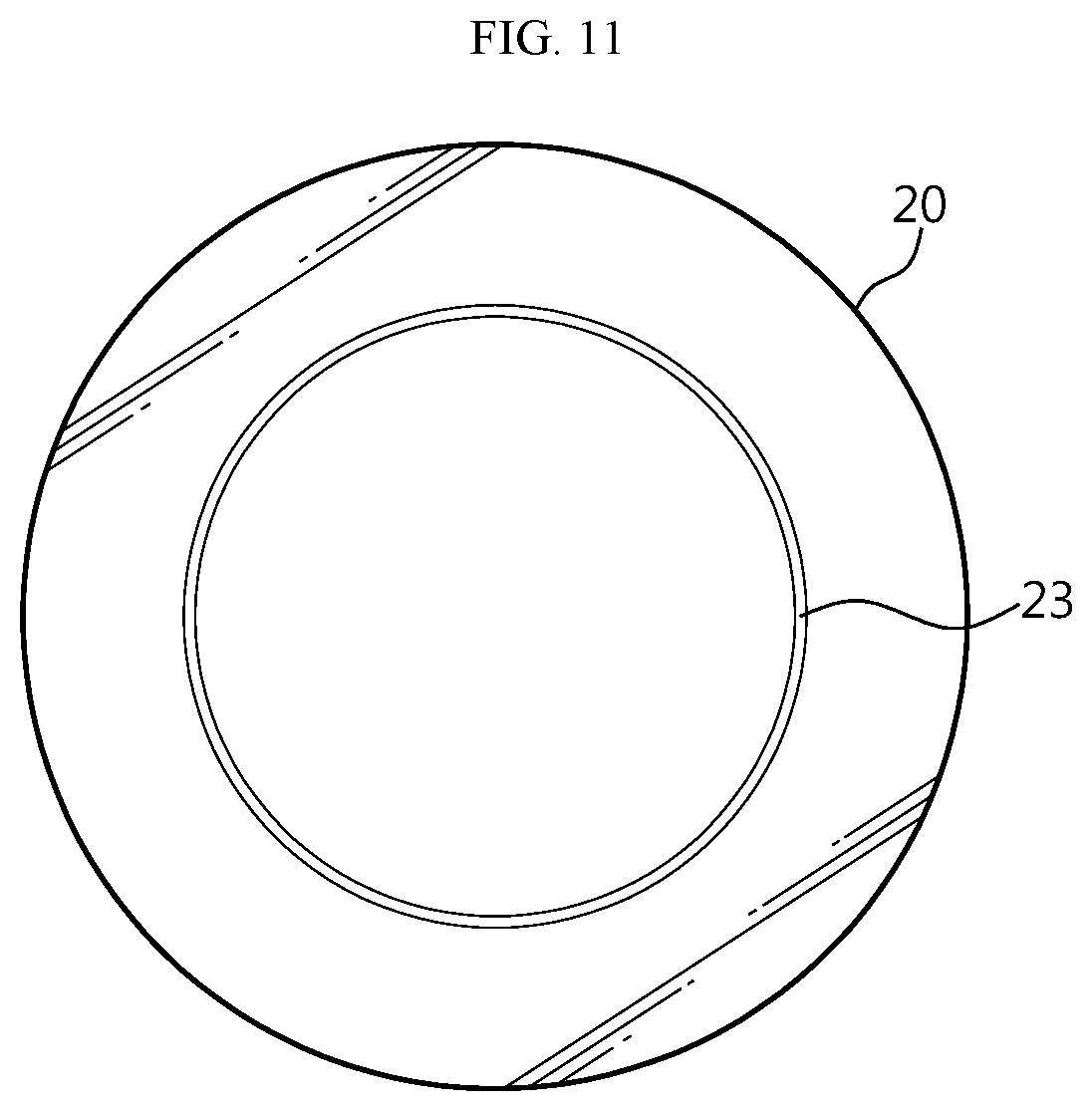 Patent US12100847 Figure 12 – Cylindrical battery cell, and battery pack and vehicle comprising same