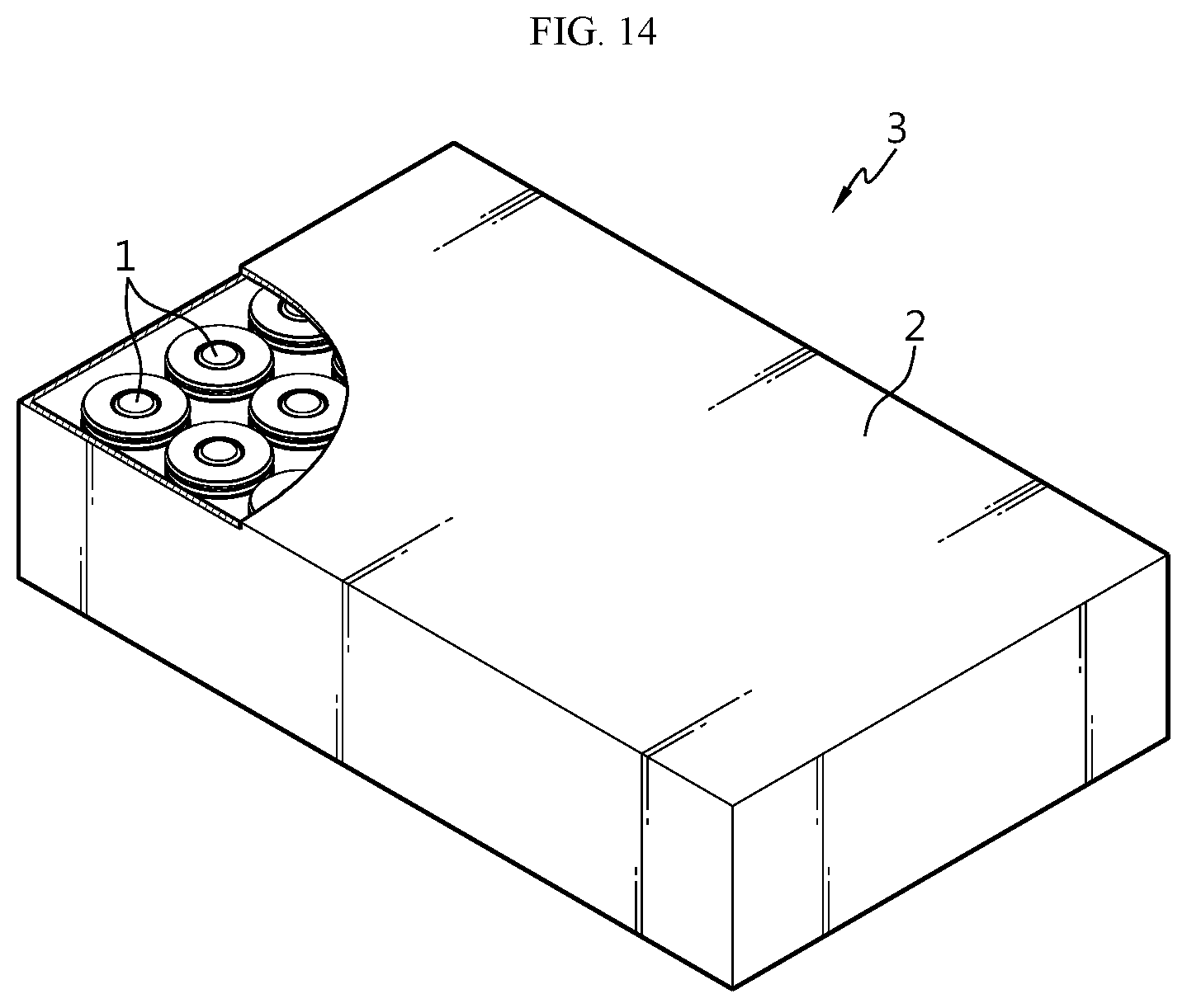 Patent US12100847 Figure 15 – Cylindrical battery cell, and battery pack and vehicle comprising same