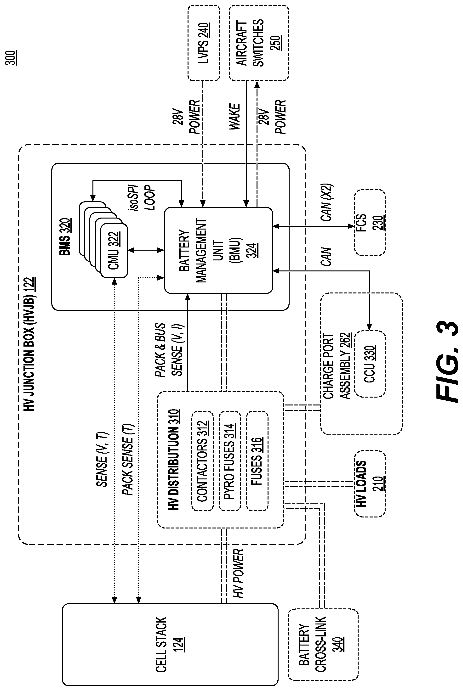 Patent US12100850 Figure 5 – Systems and methods for improved battery assemblies for eVTOL aircraft