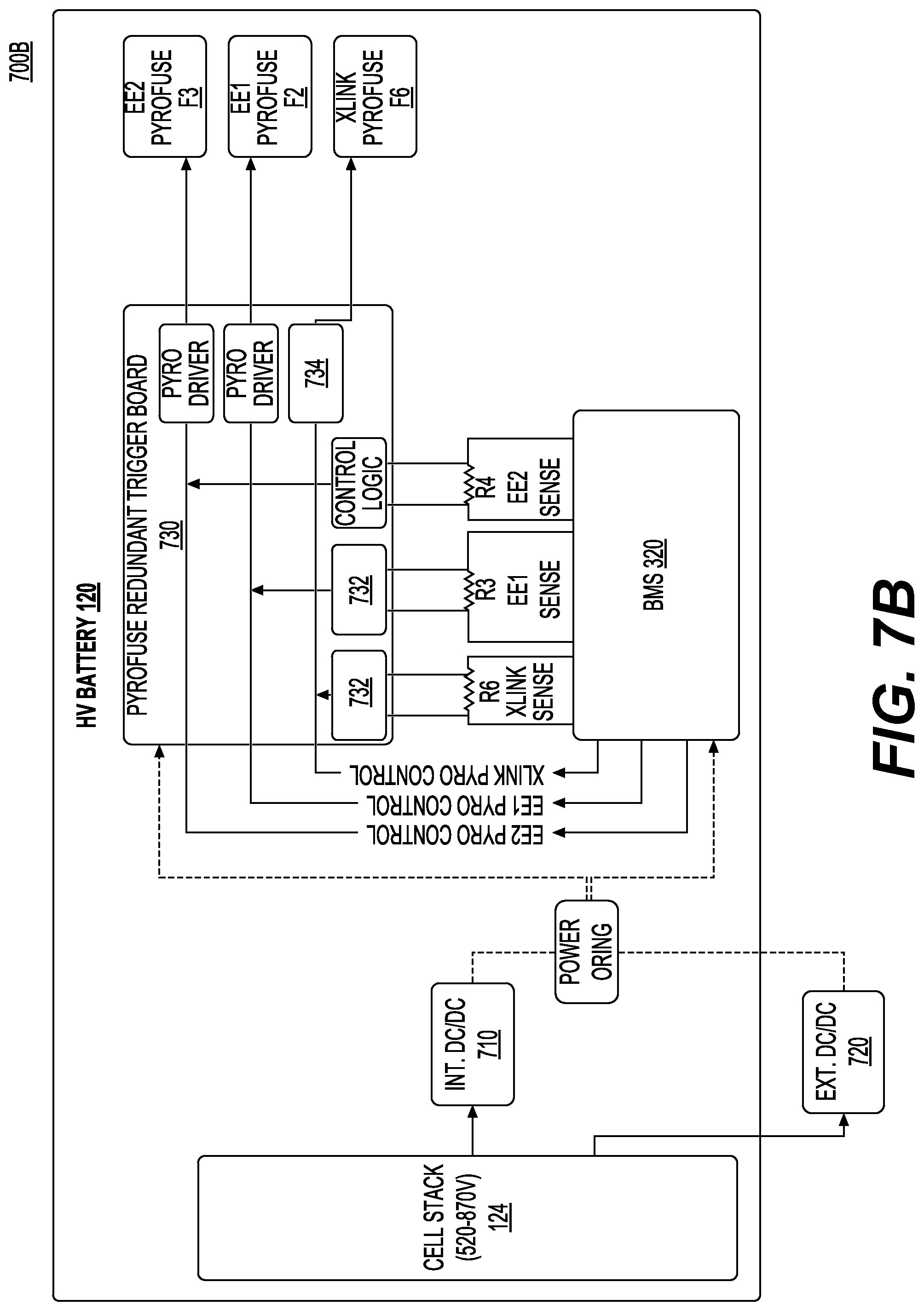Patent US12100850 Figure 11 – Systems and methods for improved battery assemblies for eVTOL aircraft