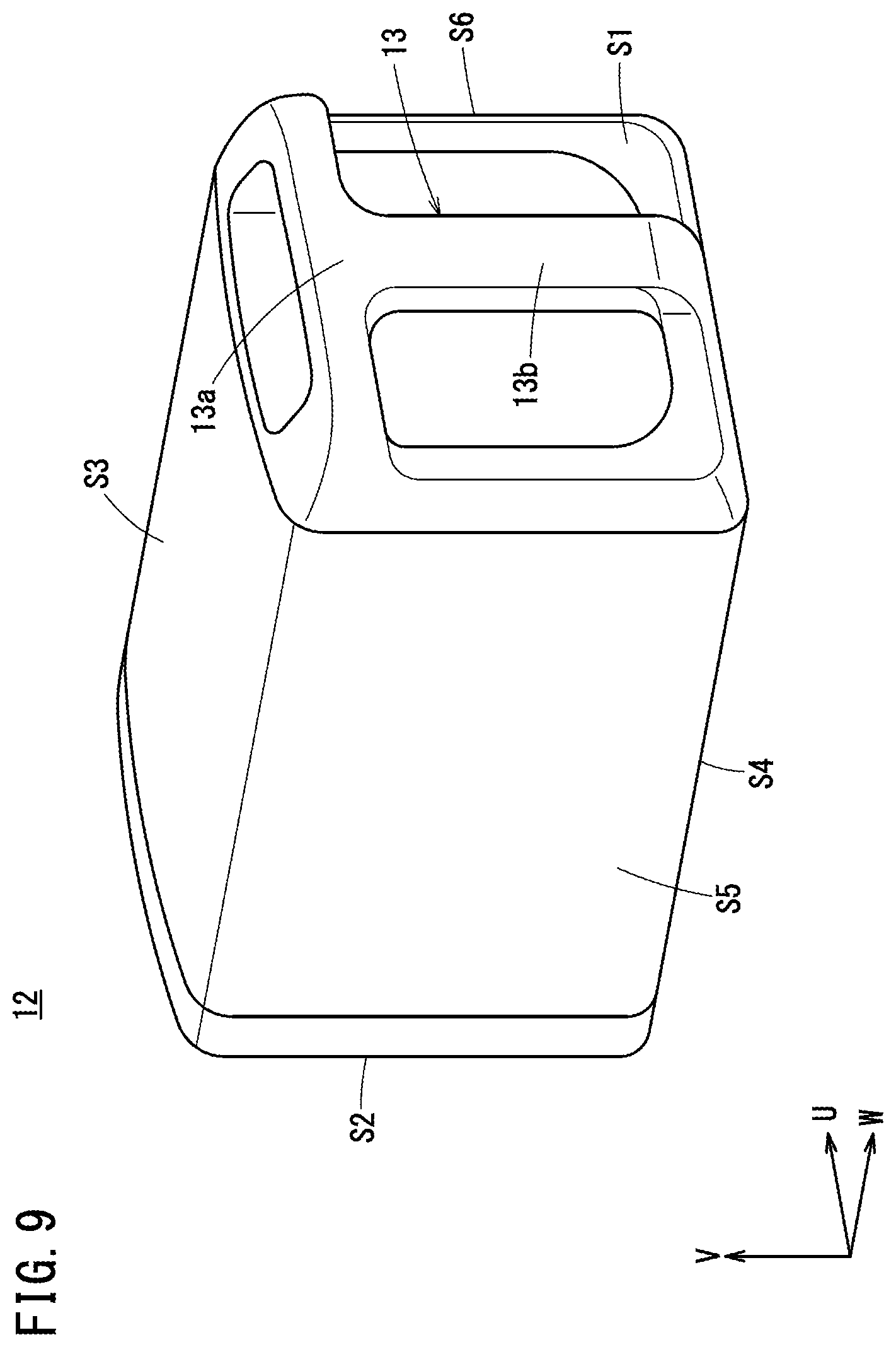 Patent US12100852 Figure 9 – Battery with a handle