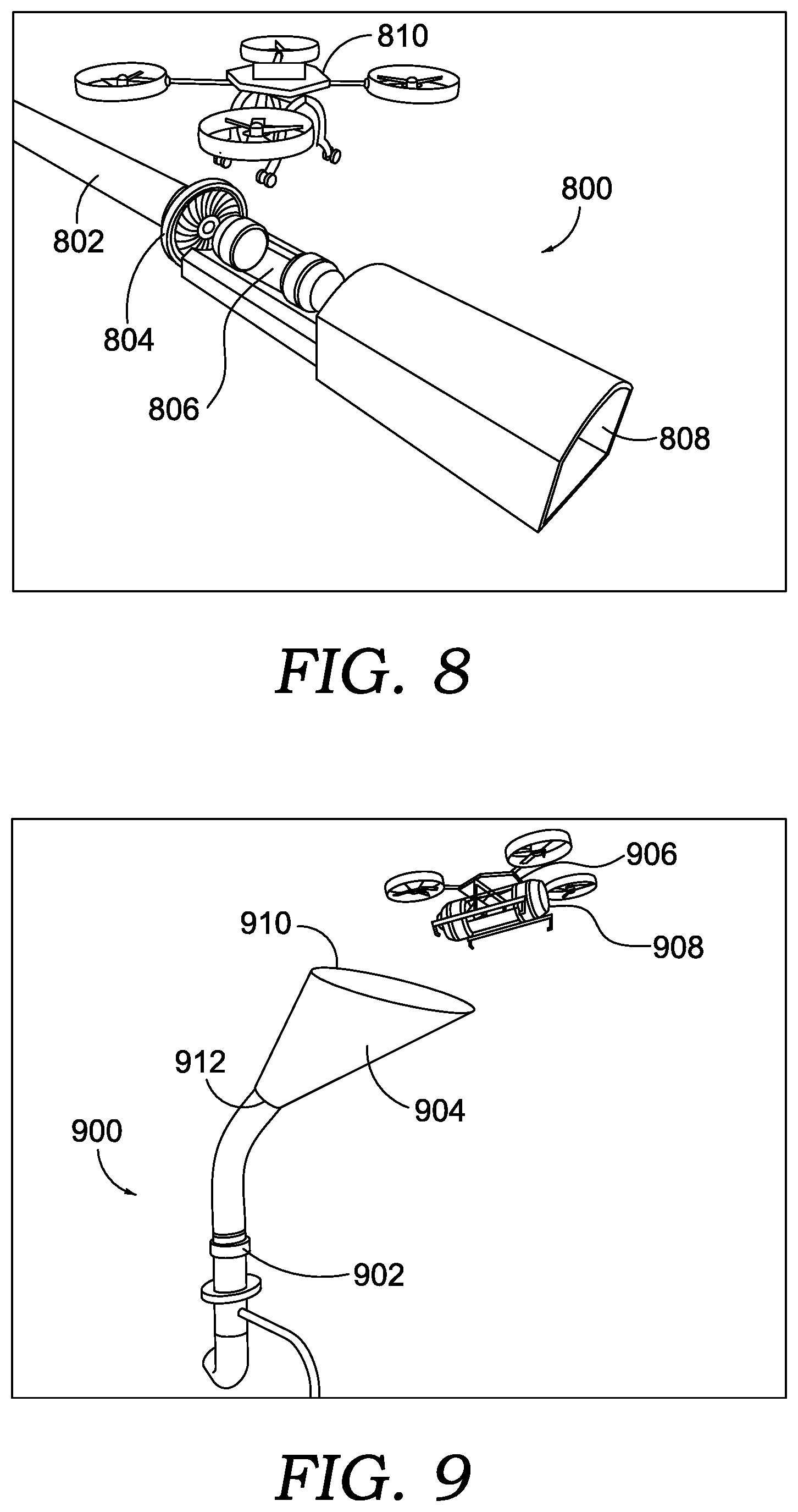 Patent US12100853 Figure 7 – Pneumatic delivery system and method for use with unmanned vehicle systems
