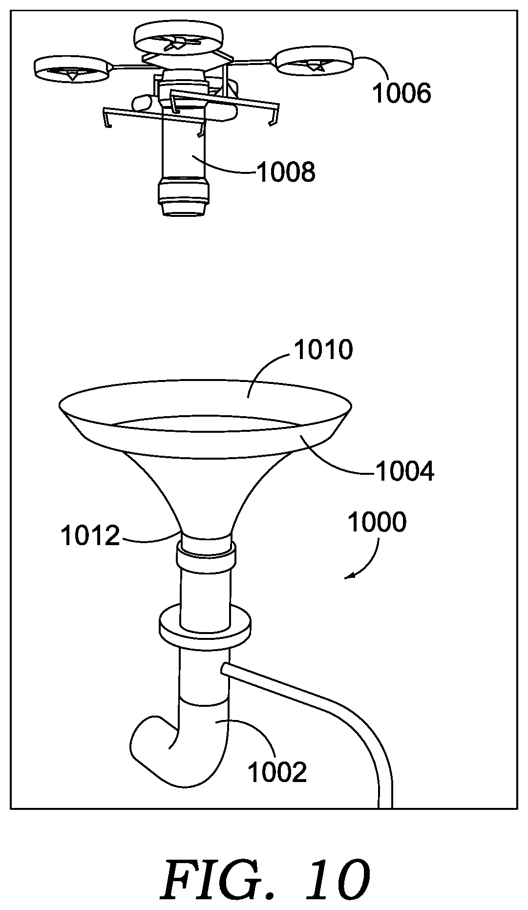 Patent US12100853 Figure 8 – Pneumatic delivery system and method for use with unmanned vehicle systems