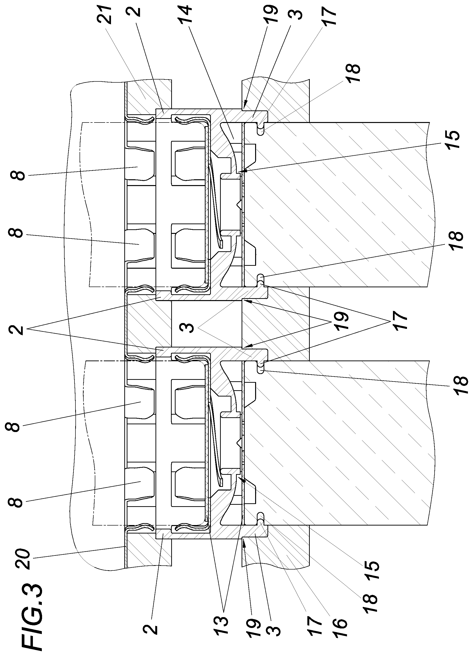 Patent US12100854 Figure 3 – Device for releasably contacting two battery cells