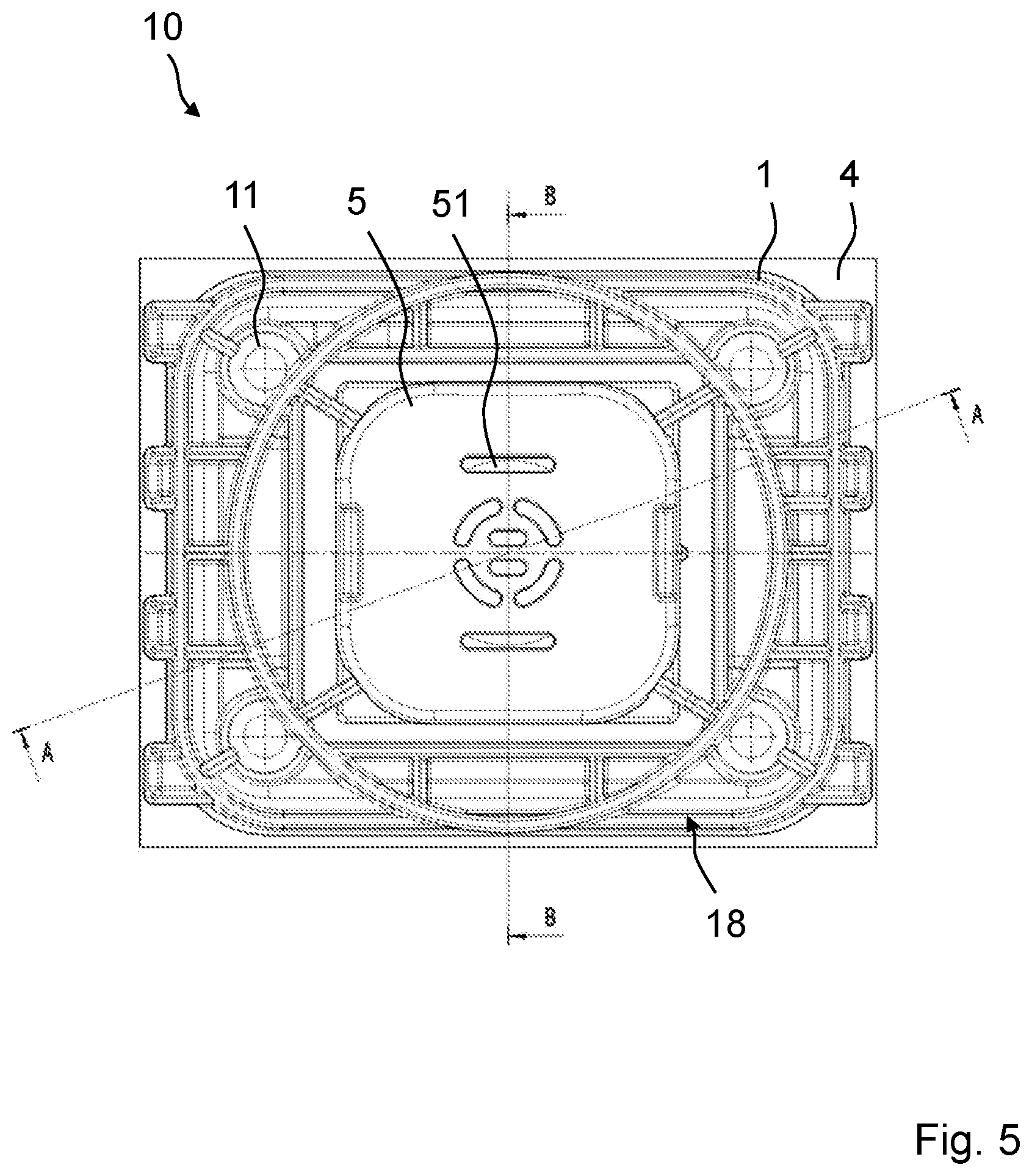 Patent US12100857 Figure 3 – Battery degassing unit and battery housing