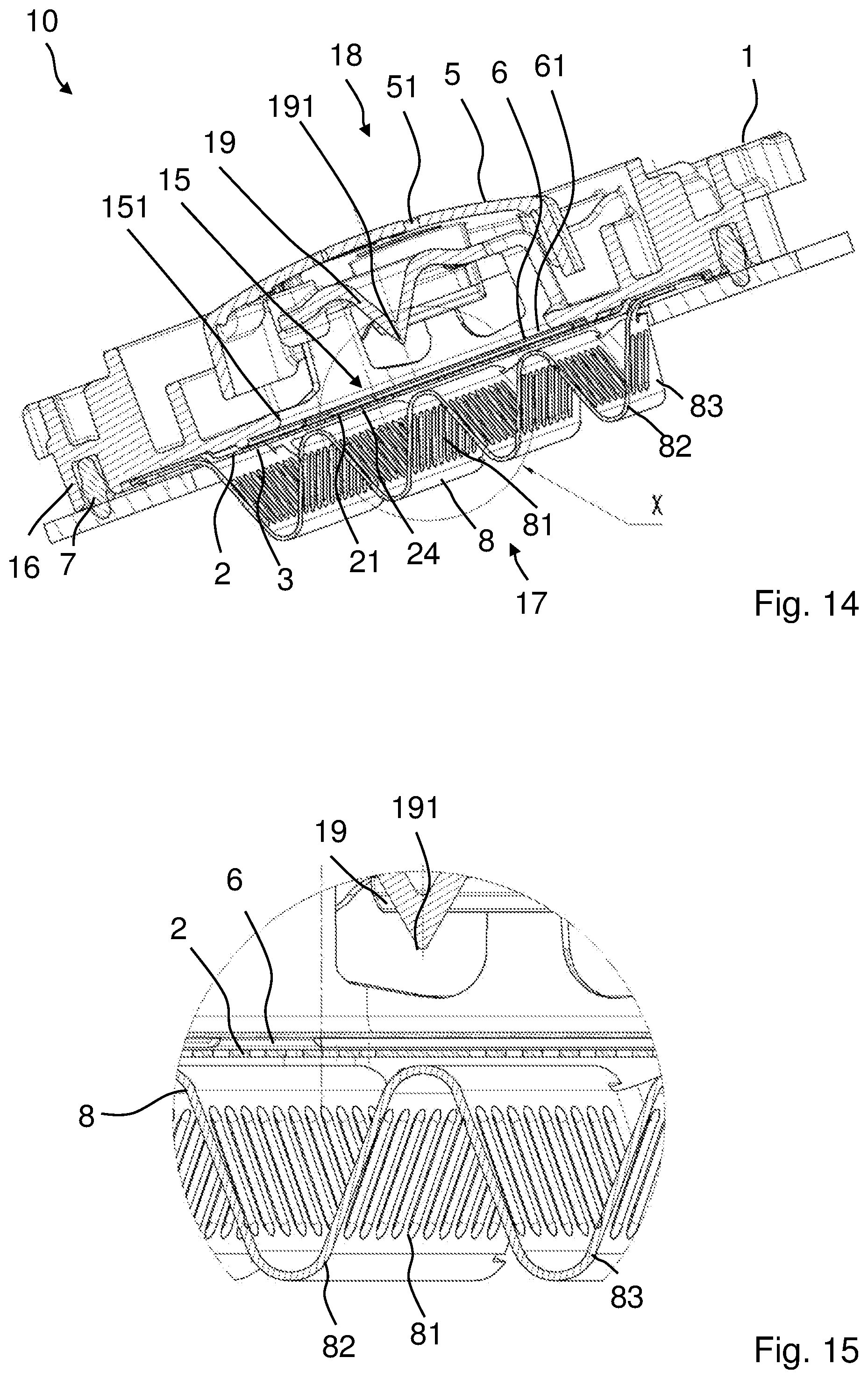 Patent US12100857 Figure 9 – Battery degassing unit and battery housing
