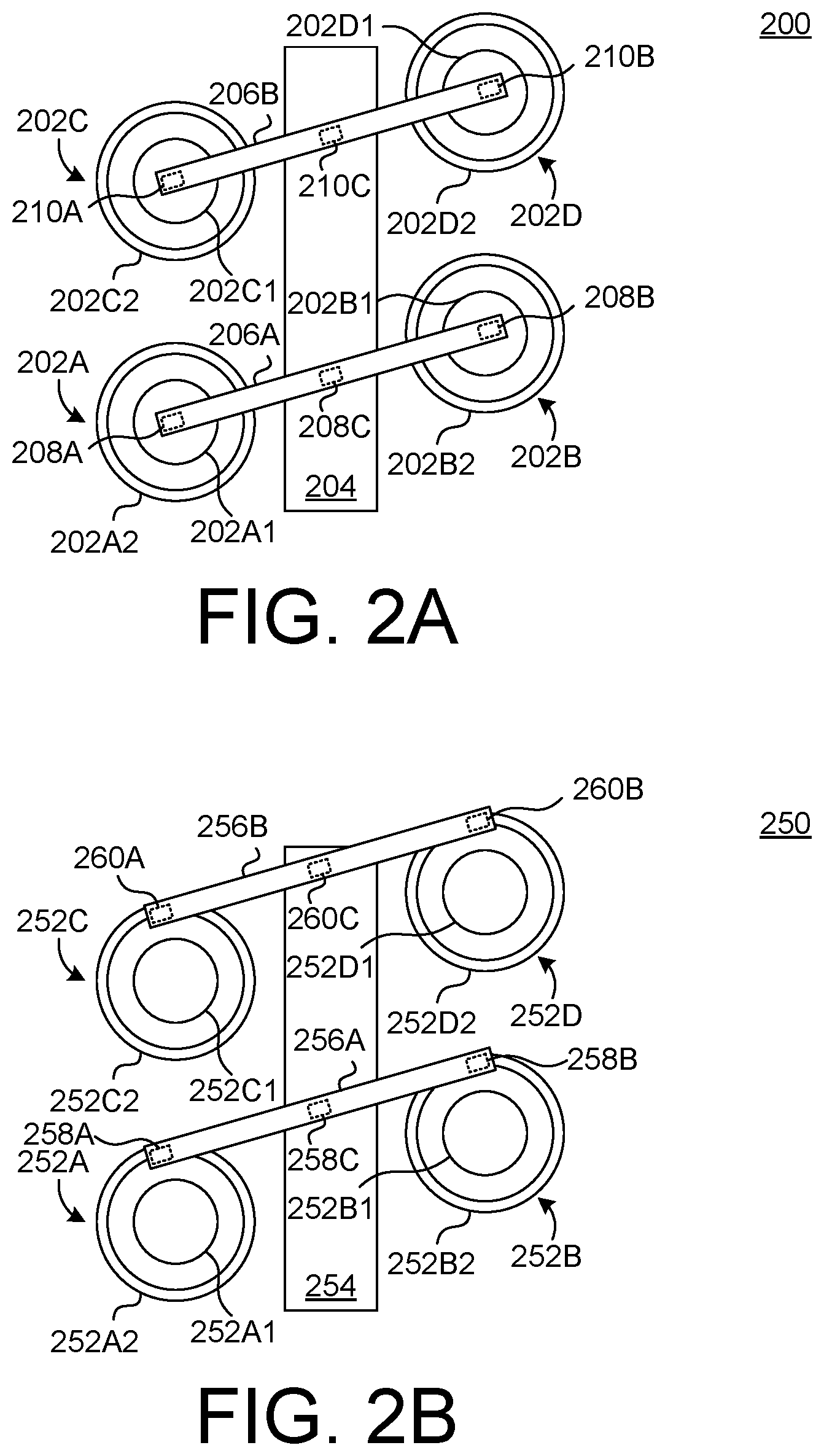 Patent US12100864 Figure 2 – Continuous wire bonds for battery module