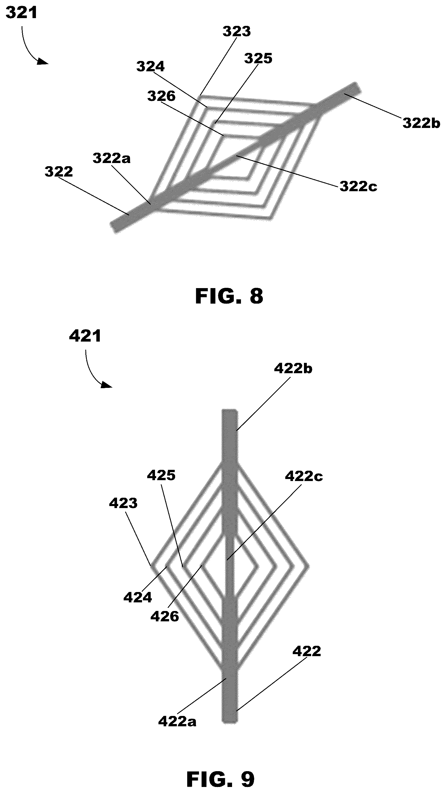 Patent US12100870 Figure 4 – Fuel cell bipolar plate flow field having regular representative elementary volumes