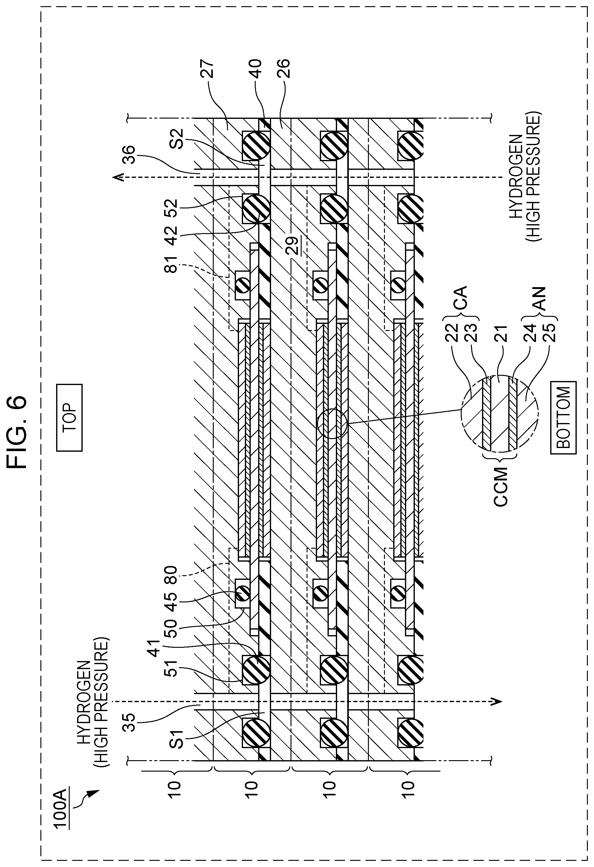 Patent US12100874 Figure 6 – Compression apparatus