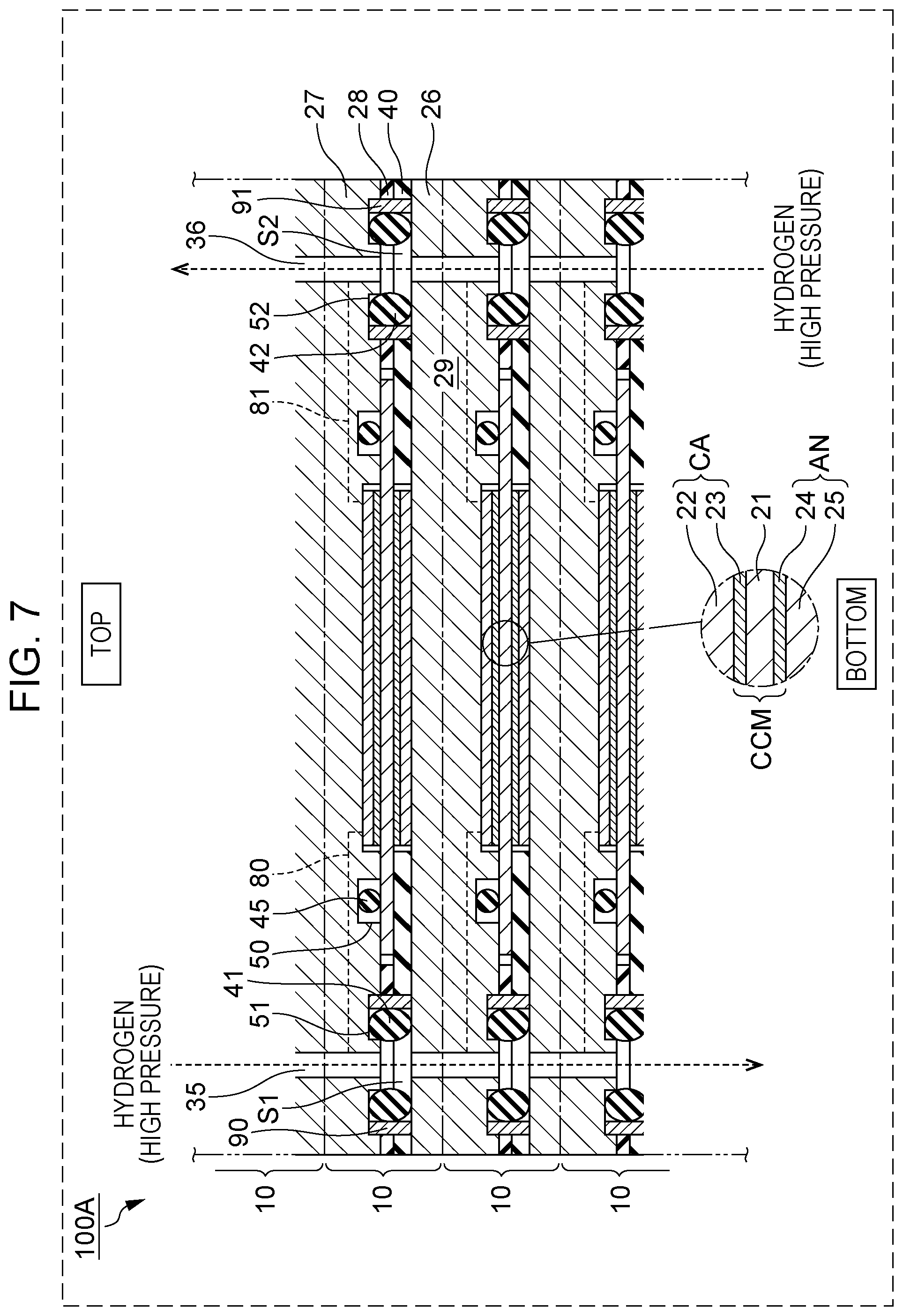 Patent US12100874 Figure 7 – Compression apparatus
