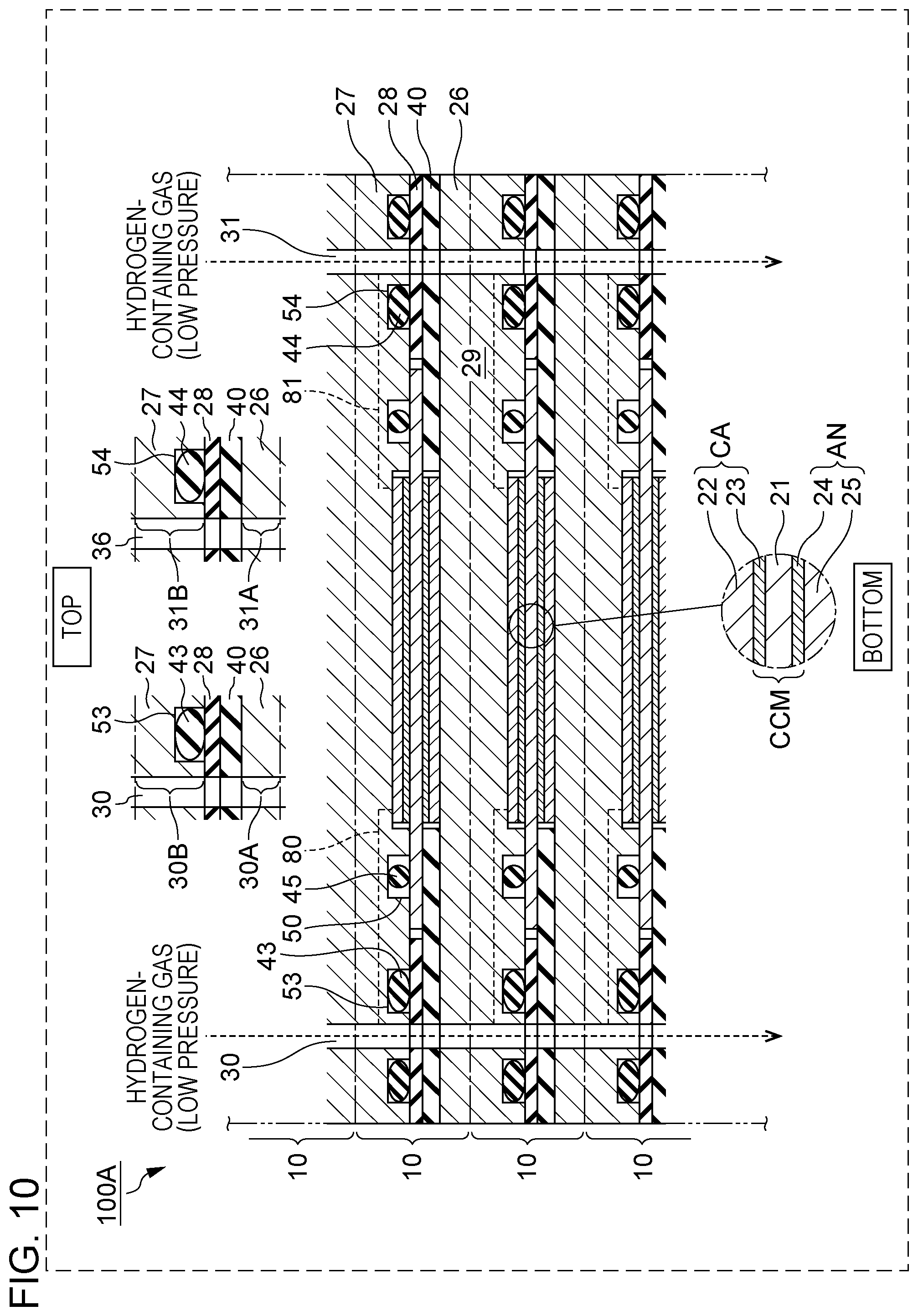 Patent US12100874 Figure 10 – Compression apparatus