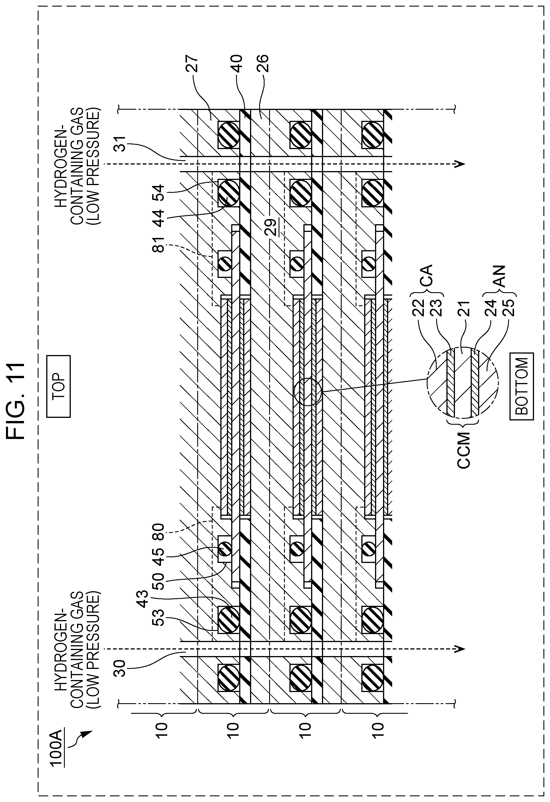 Patent US12100874 Figure 11 – Compression apparatus