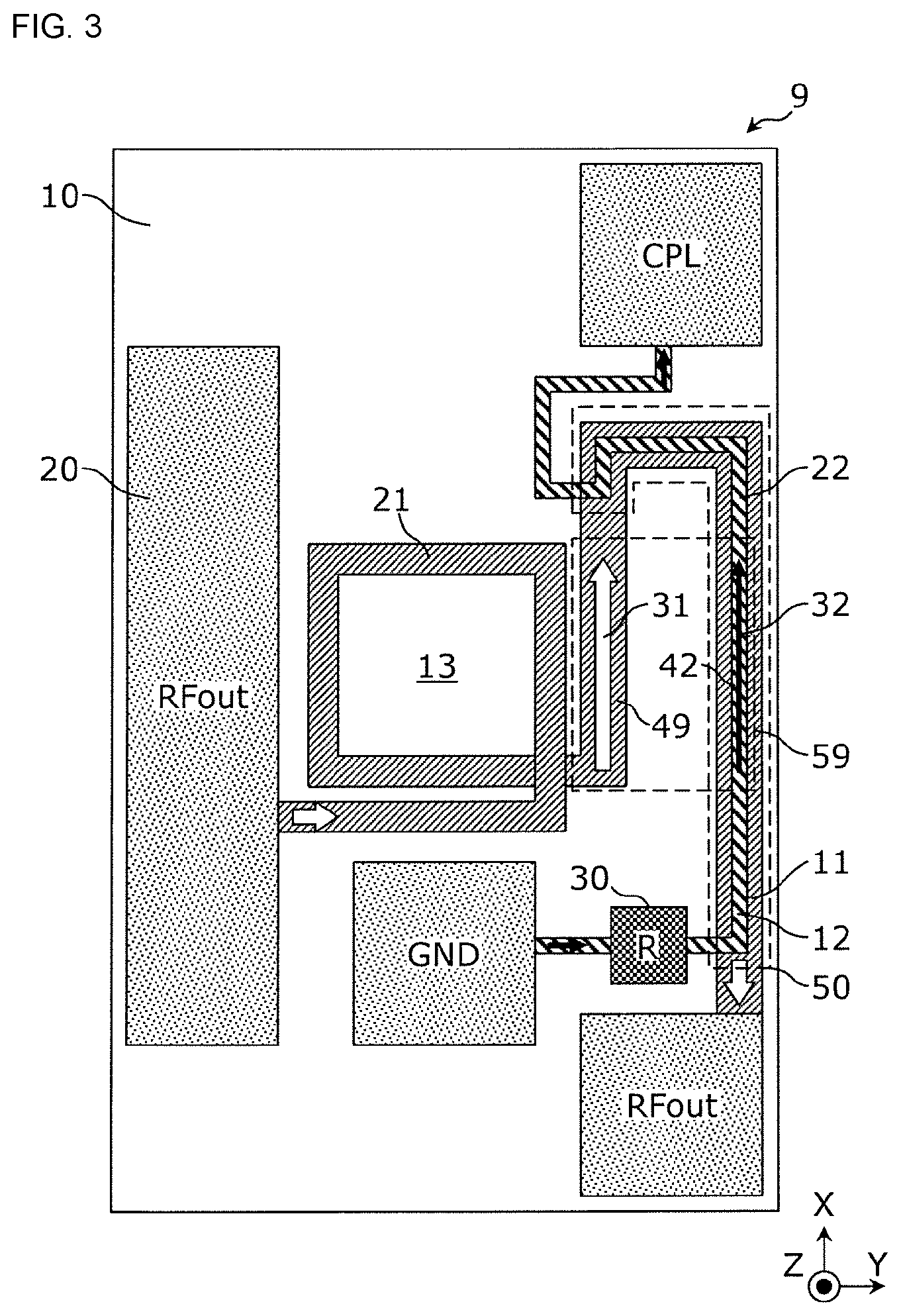 Patent US12100881 Figure 2 – Directional coupler