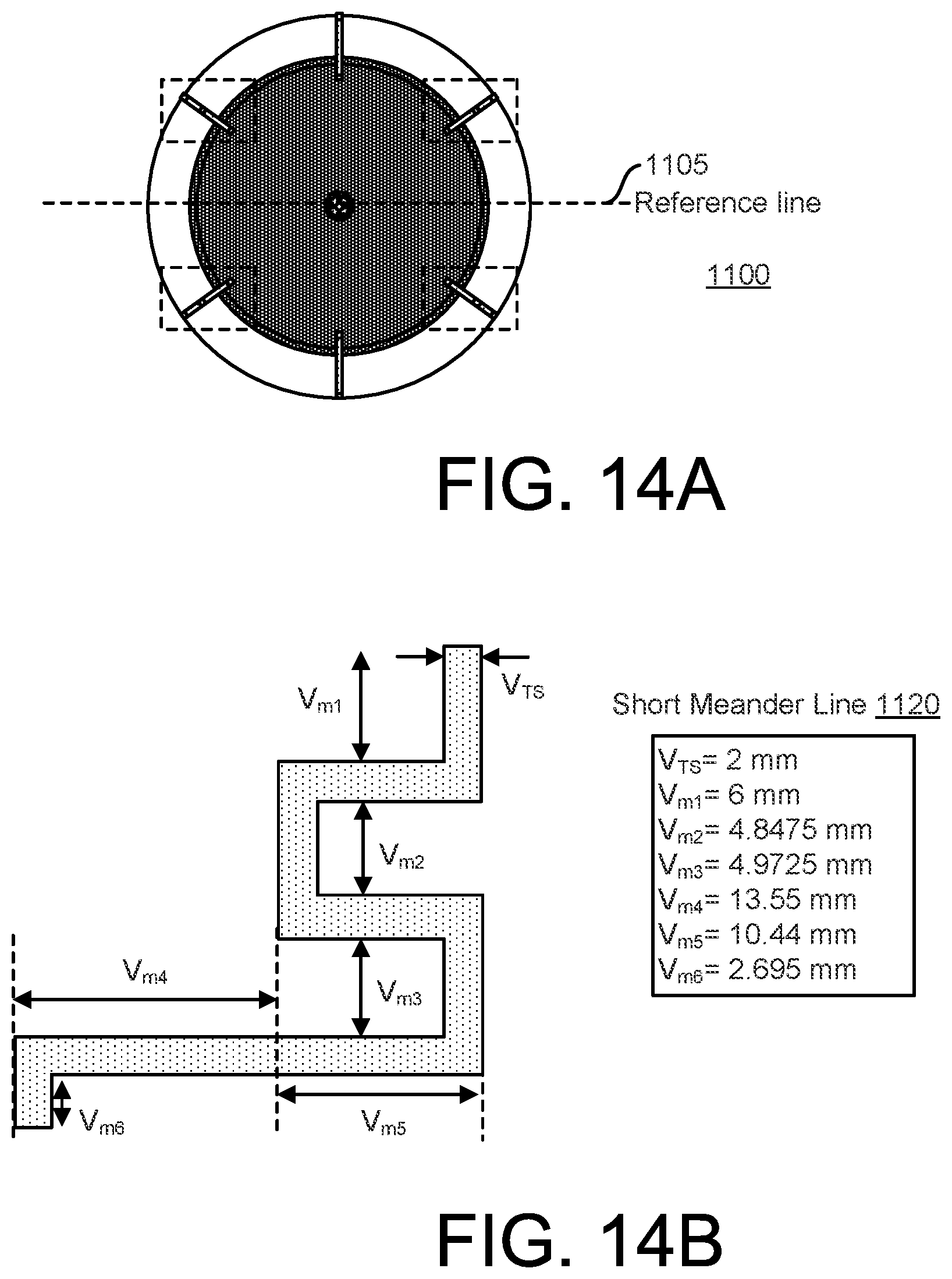 Patent US12100883 Figure 14 – Ultrawide bandwidth, low-cost, roof-top mountable, low-profile, monocone antenna for vehicle-to-everything (V2X) communication