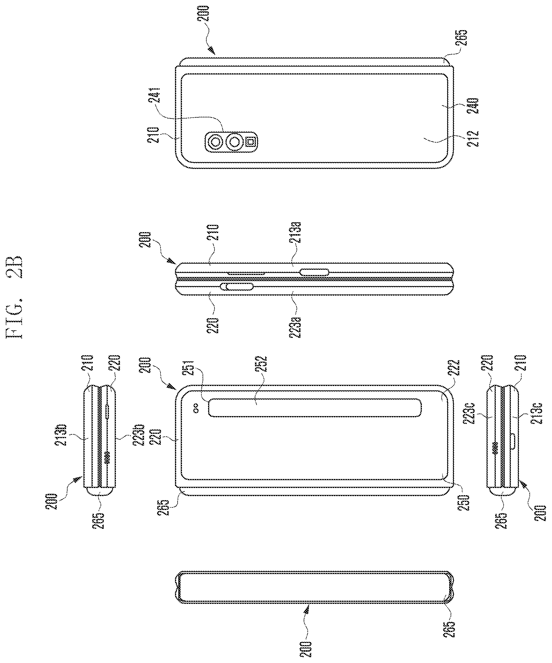 Patent US12100884 Figure 3 – Antenna having single non-conductive portion and electronic device including the same