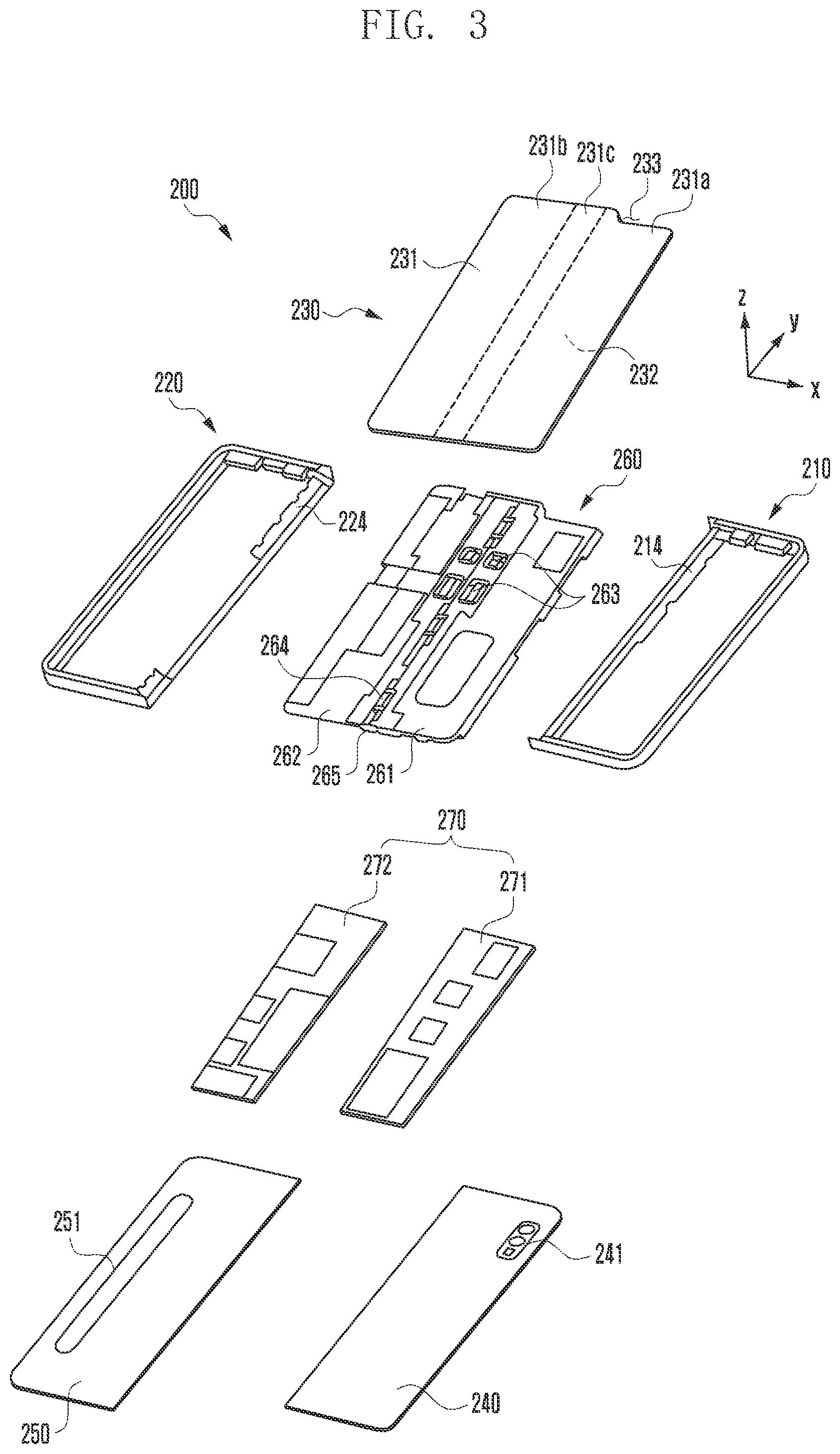 Patent US12100884 Figure 4 – Antenna having single non-conductive portion and electronic device including the same