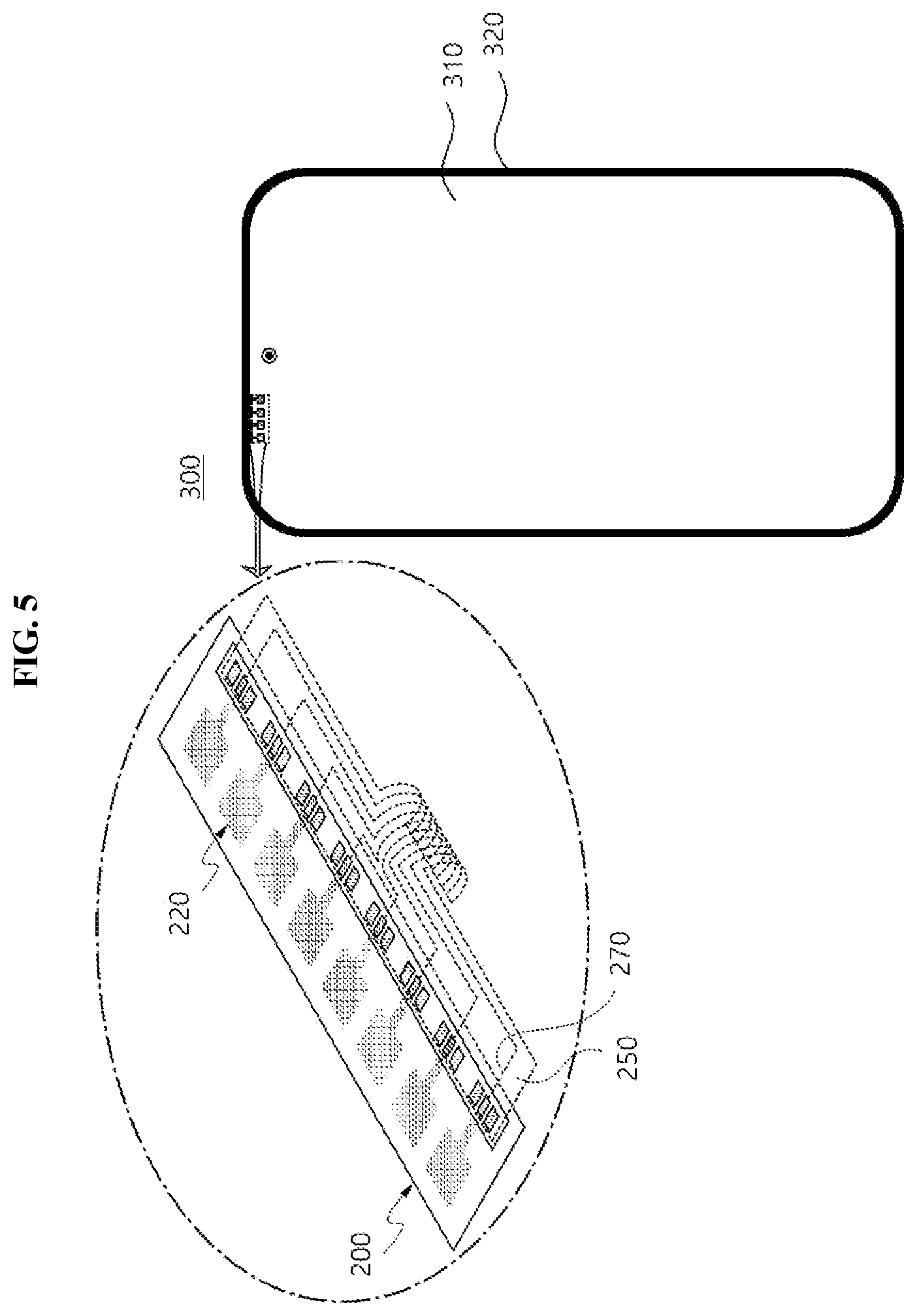 Patent US12100886 Figure 9 – Conductive pattern, antenna device including the same, and image display device including the same