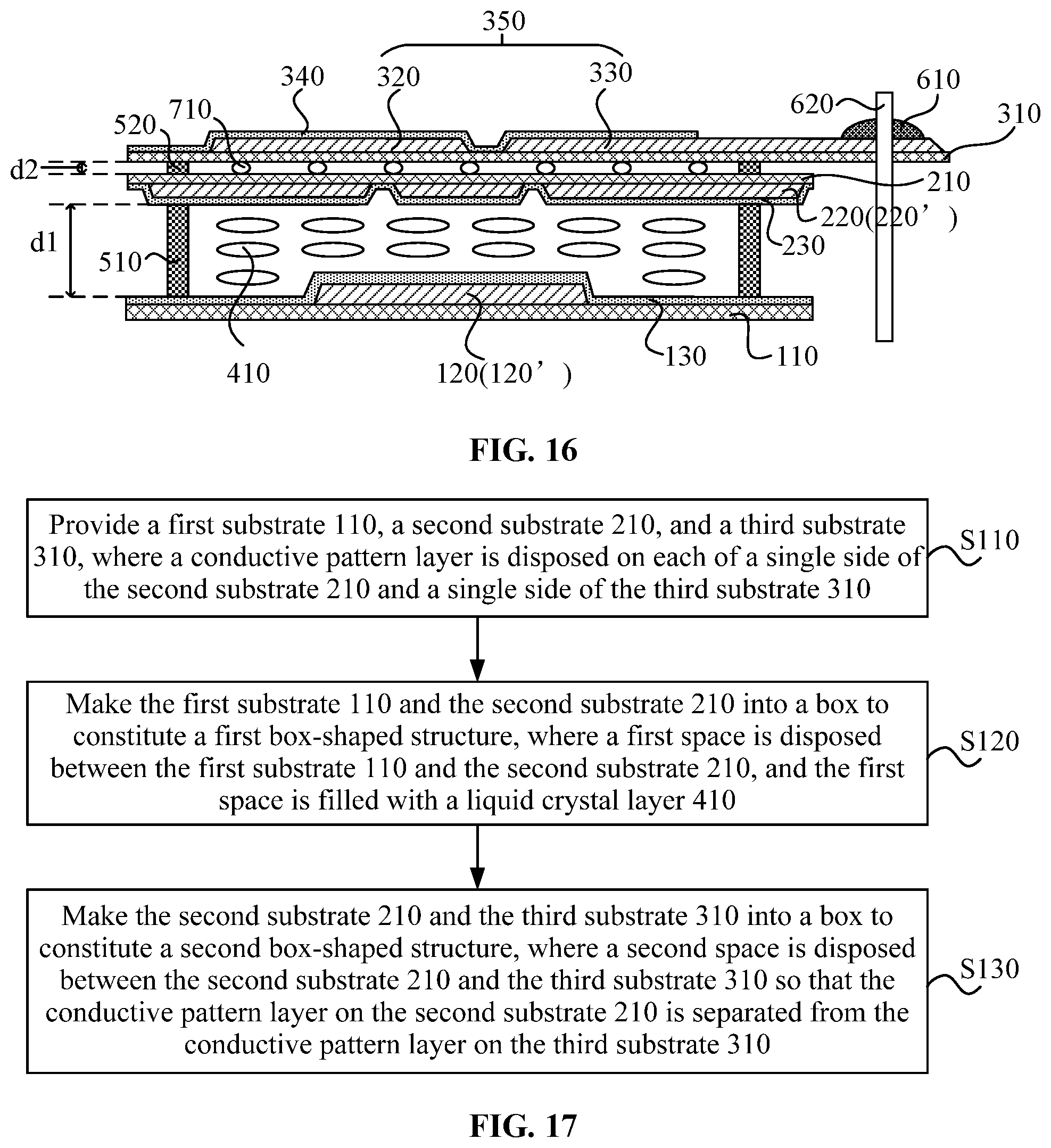 Patent US12100890 Figure 6 – Liquid crystal antenna and manufacturing method therefor