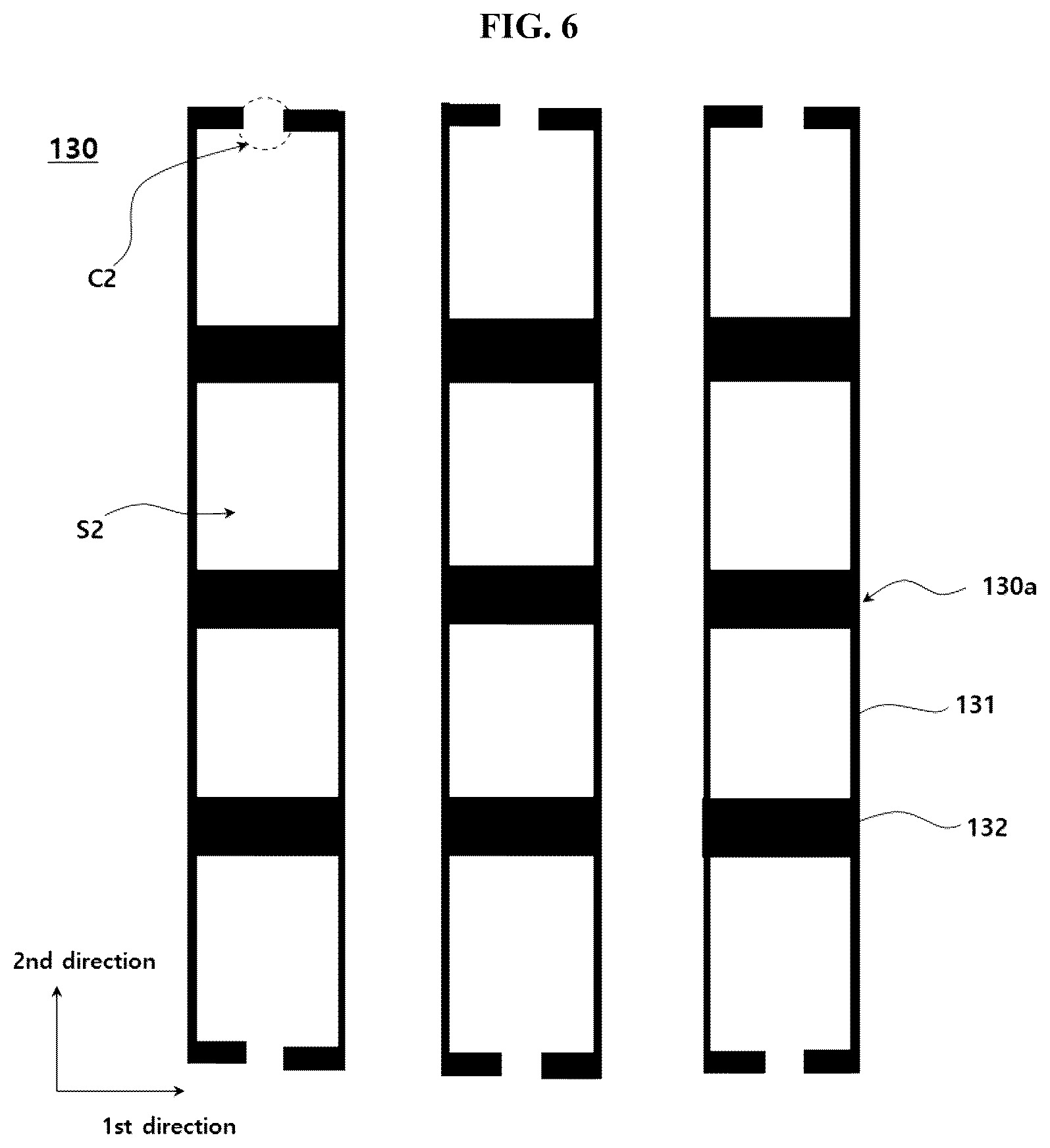 Patent US12100891 Figure 6 – Antenna module and display device including the same