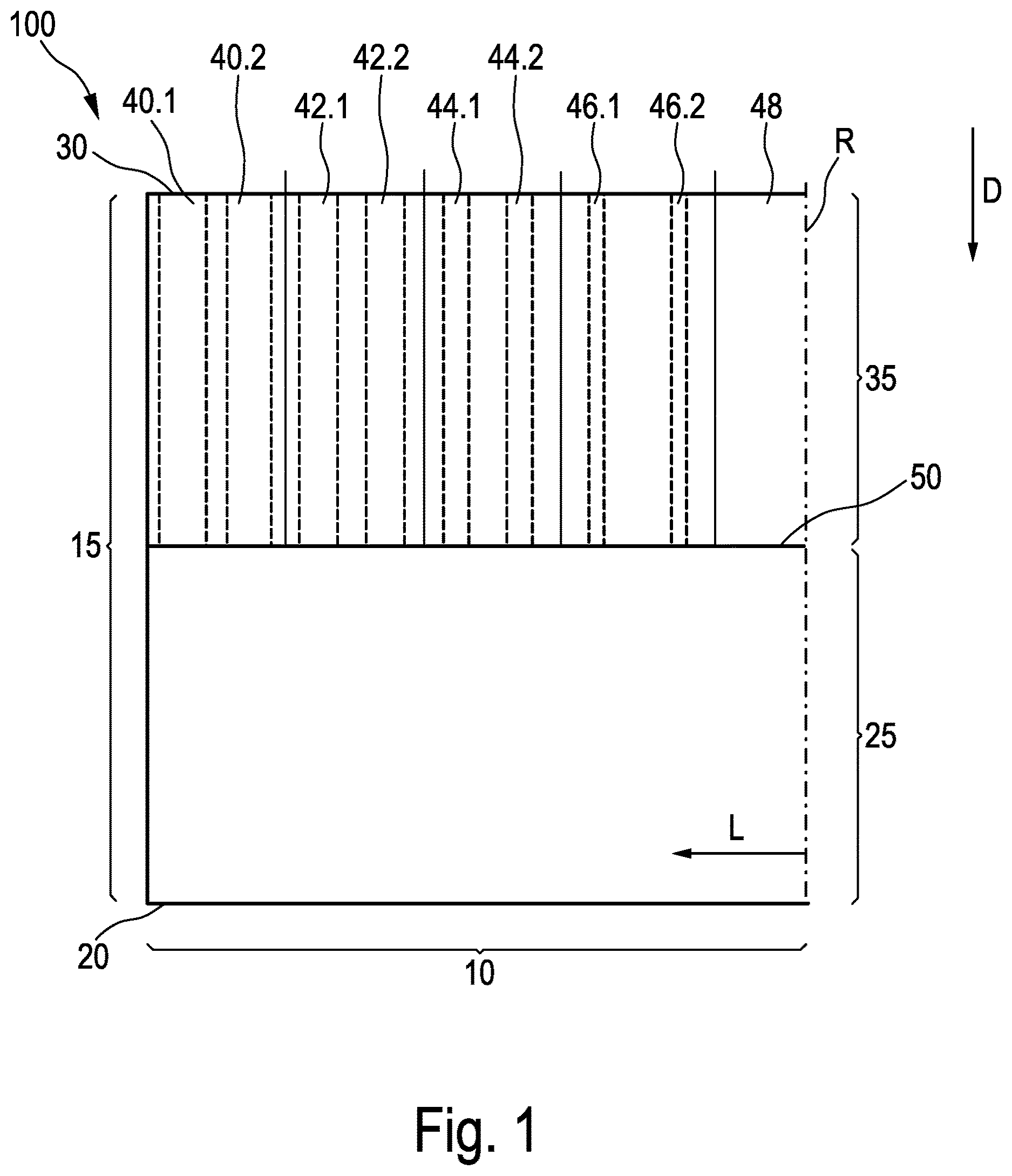 Patent US12100894 Figure 1 – Gradient index metamaterial lens for terahertz radiation