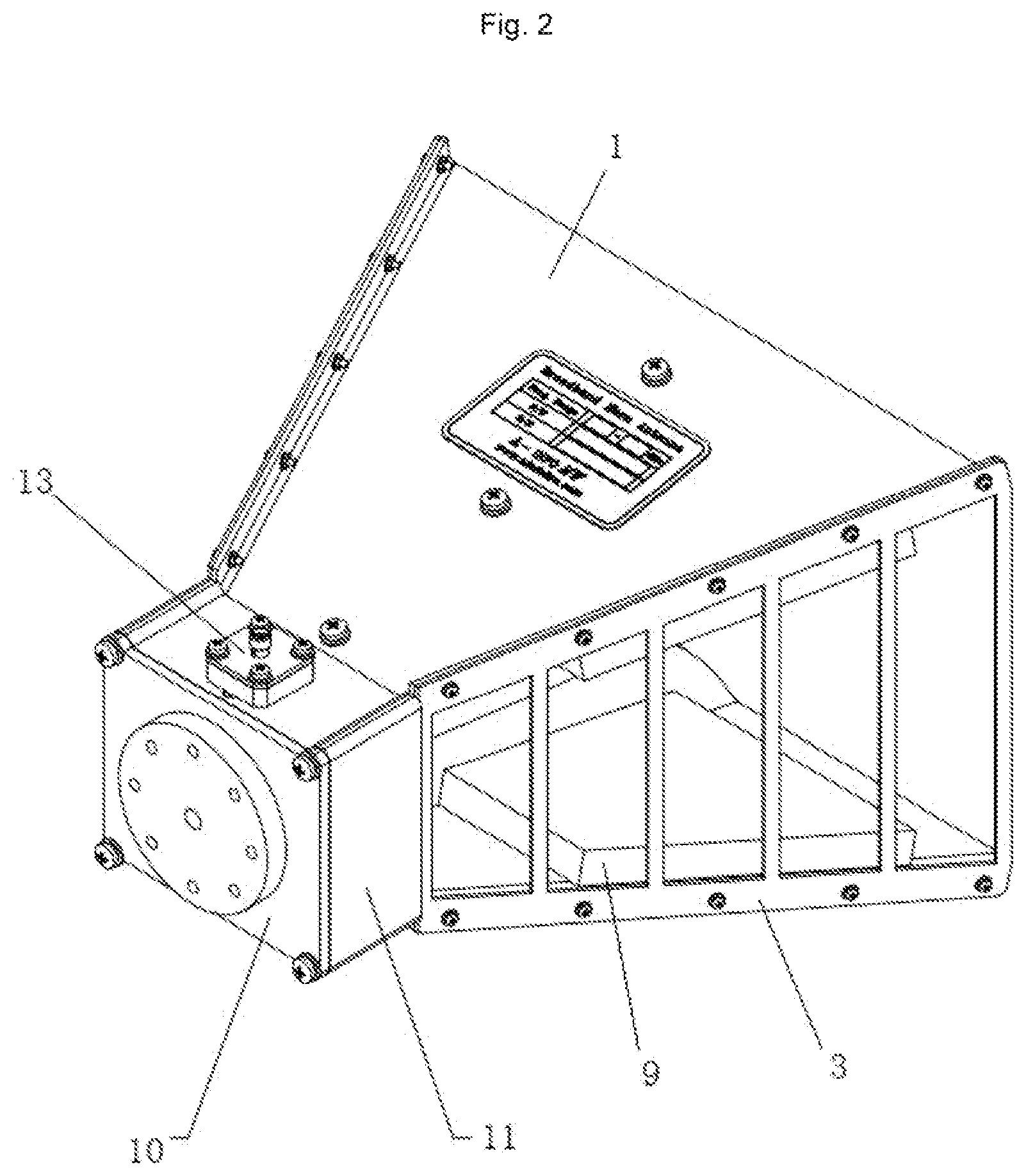 Patent US12100895 Figure 2 – Ultra-wide band antenna using wave-absorbing material and dielectric