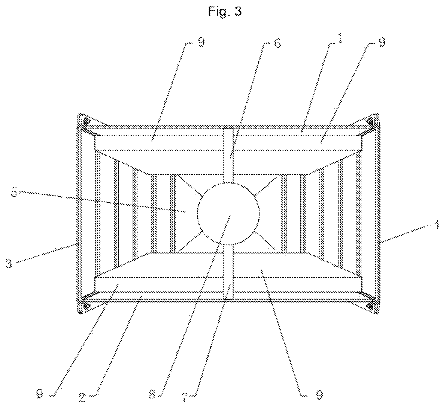 Patent US12100895 Figure 3 – Ultra-wide band antenna using wave-absorbing material and dielectric