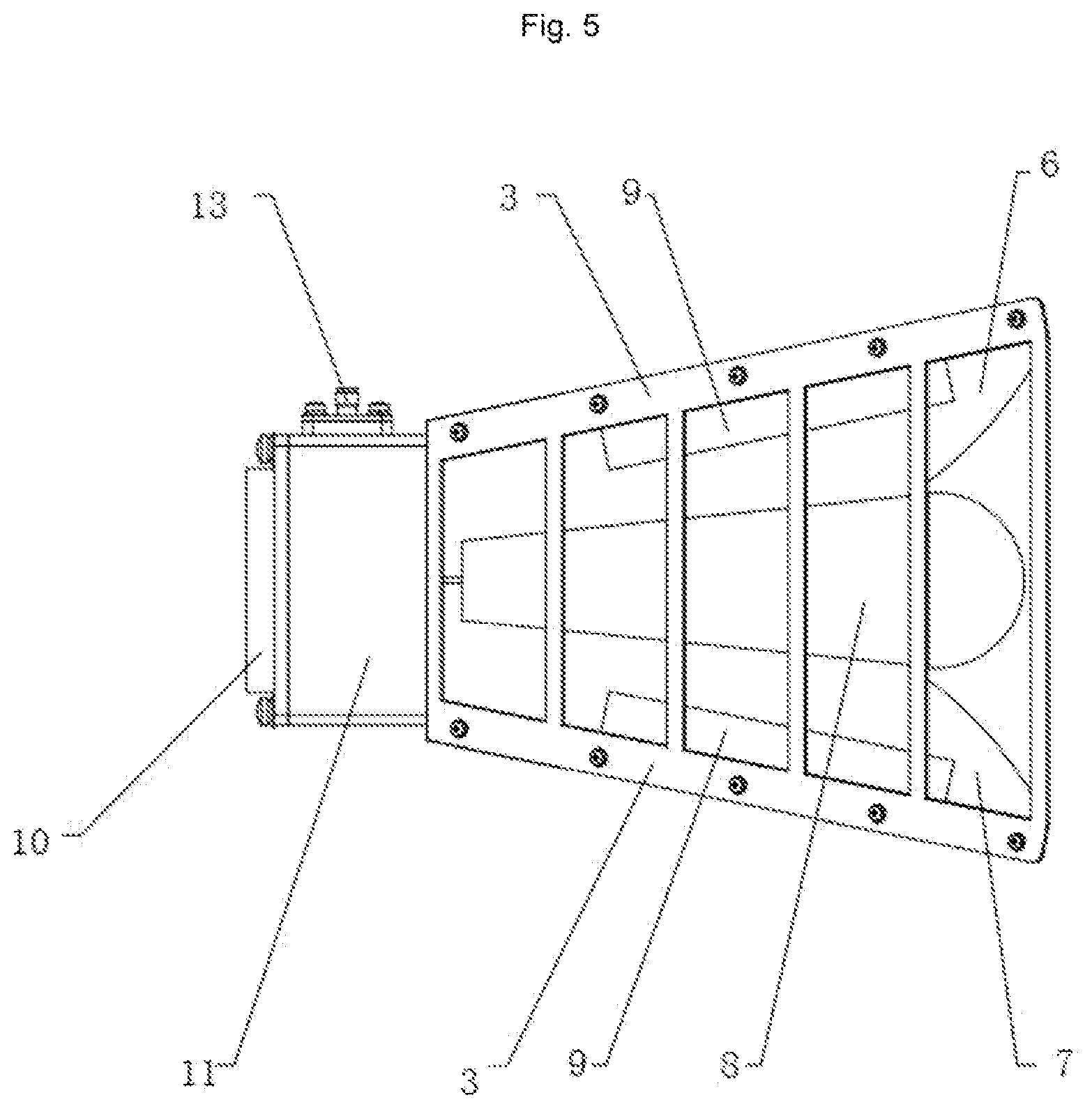 Patent US12100895 Figure 5 – Ultra-wide band antenna using wave-absorbing material and dielectric