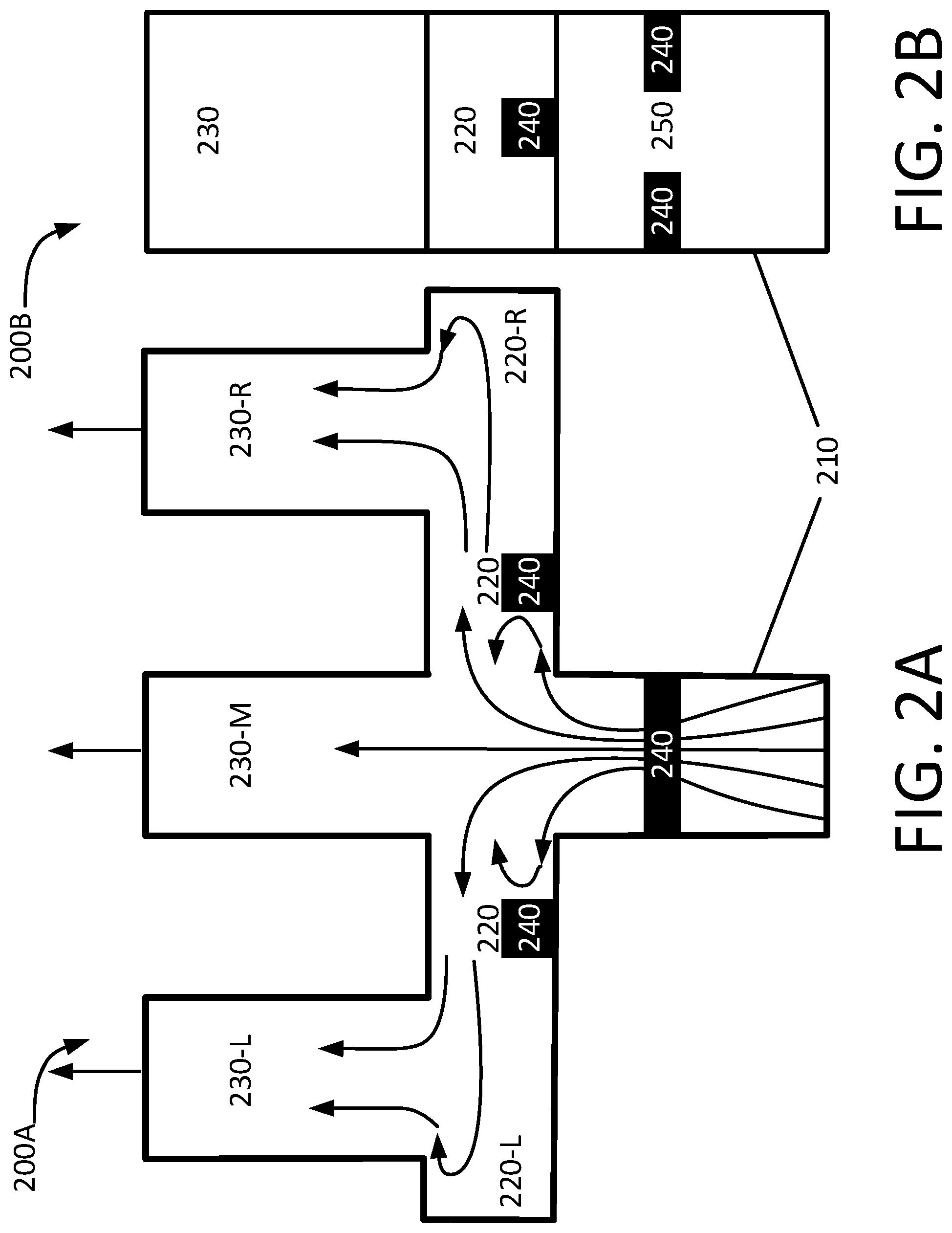 Patent US12100897 Figure 2 – Phase compensated power divider for a vertical polarized three-dimensional (3D) antenna
