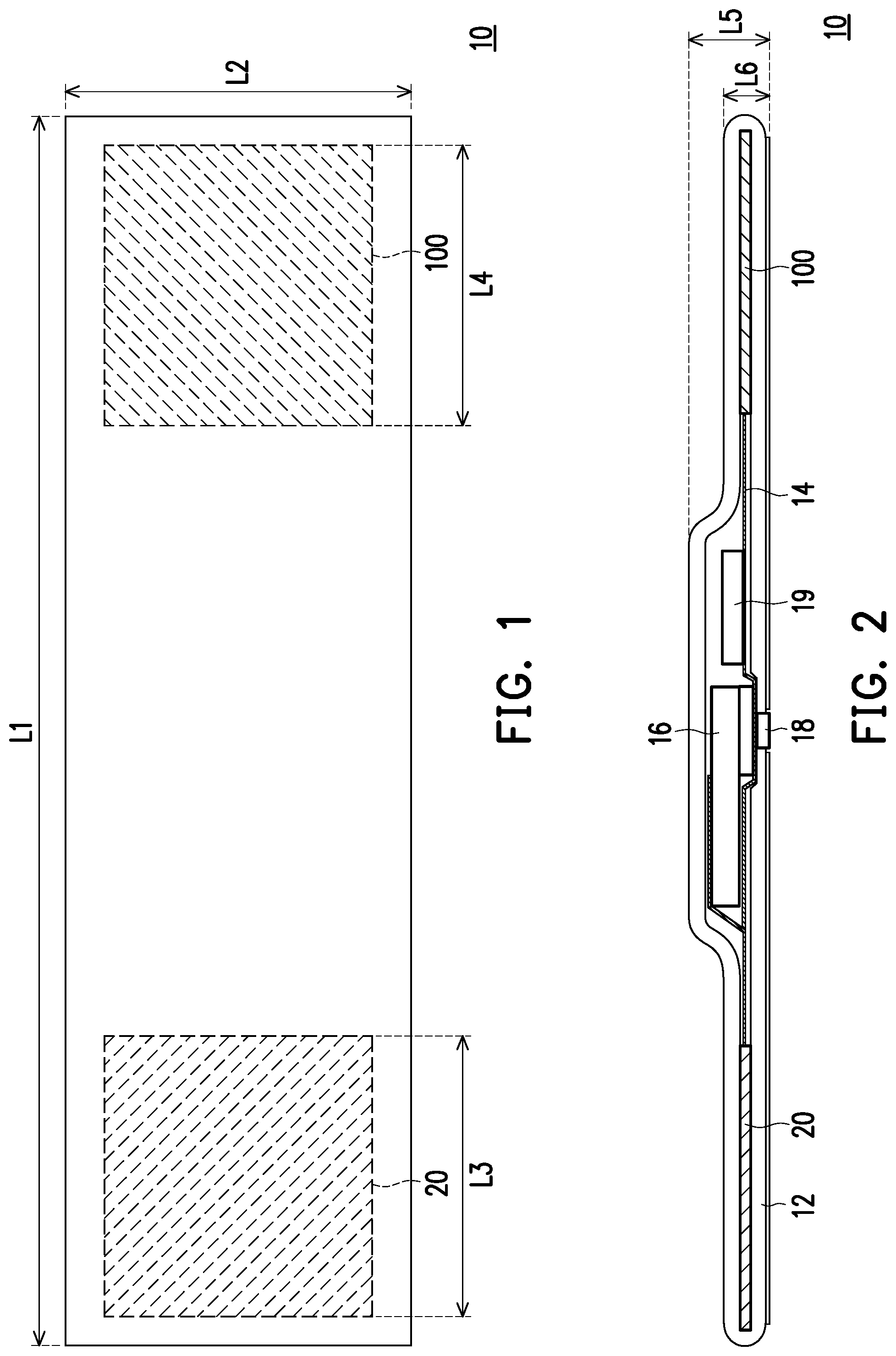 Patent US12100898 Figure 1 – Antenna module and electronic device