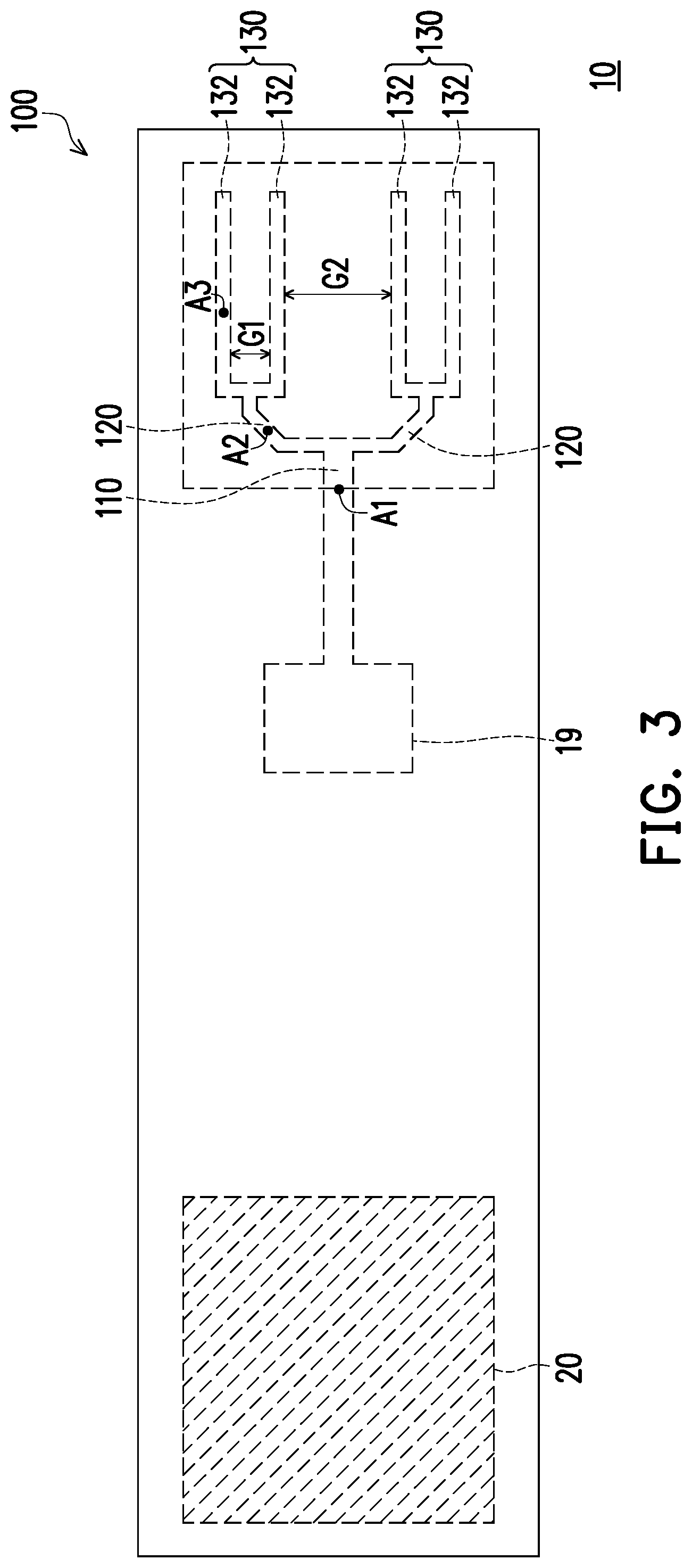 Patent US12100898 Figure 2 – Antenna module and electronic device