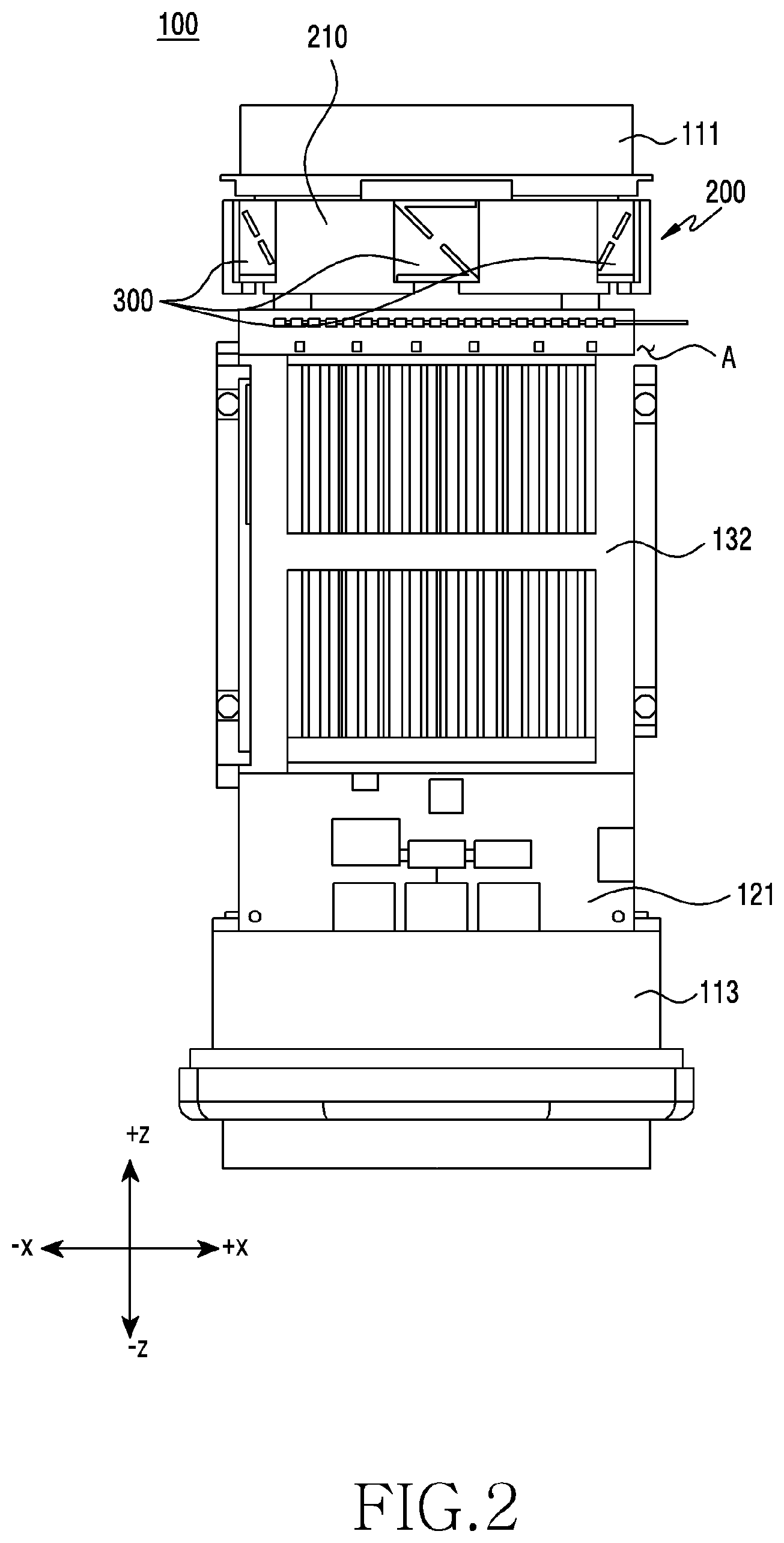 Patent US12100899 Figure 2 – Electronic device comprising plurality of antennas