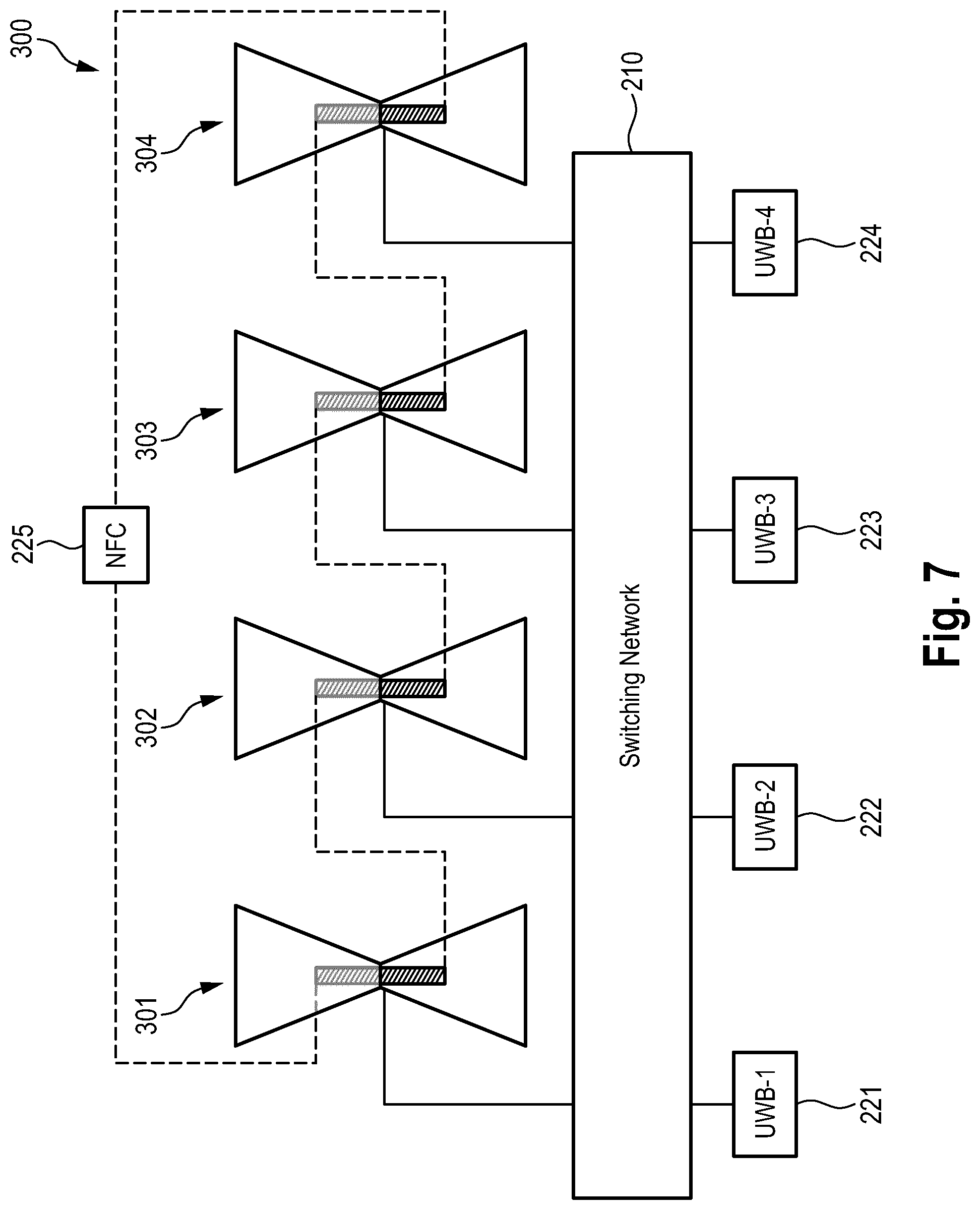 Patent US12100901 Figure 7 – Antenna and antenna arrangement