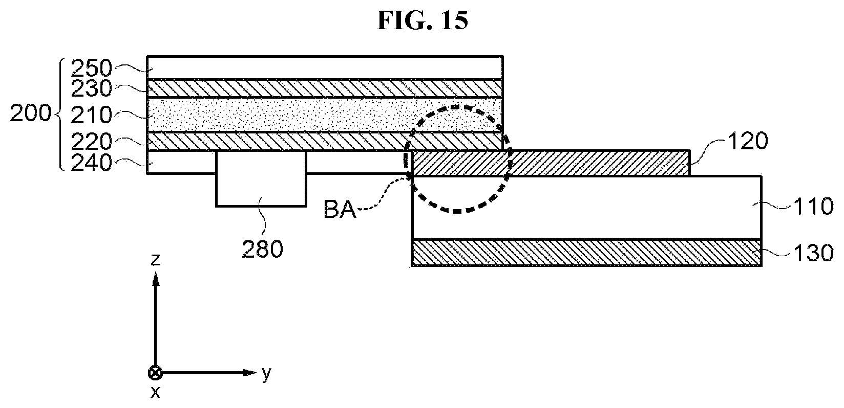 Patent US12100903 Figure 15 – Antenna structure, antenna array and display device including the same