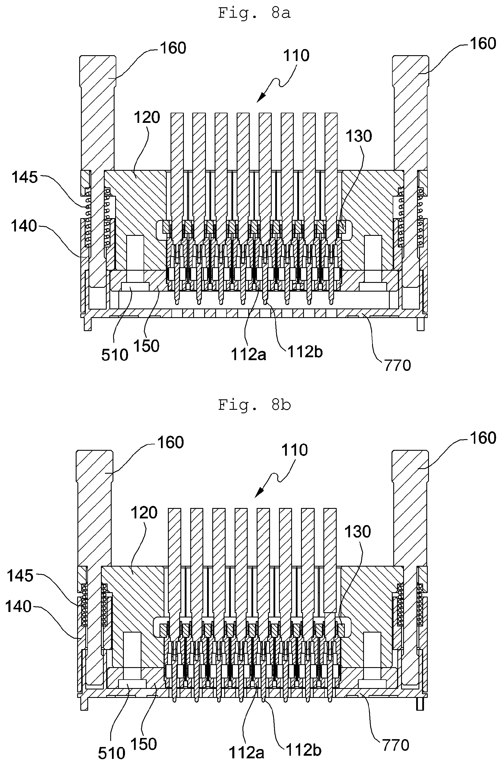 Patent US12100905 Figure 8 – Multiple coaxial cable connector