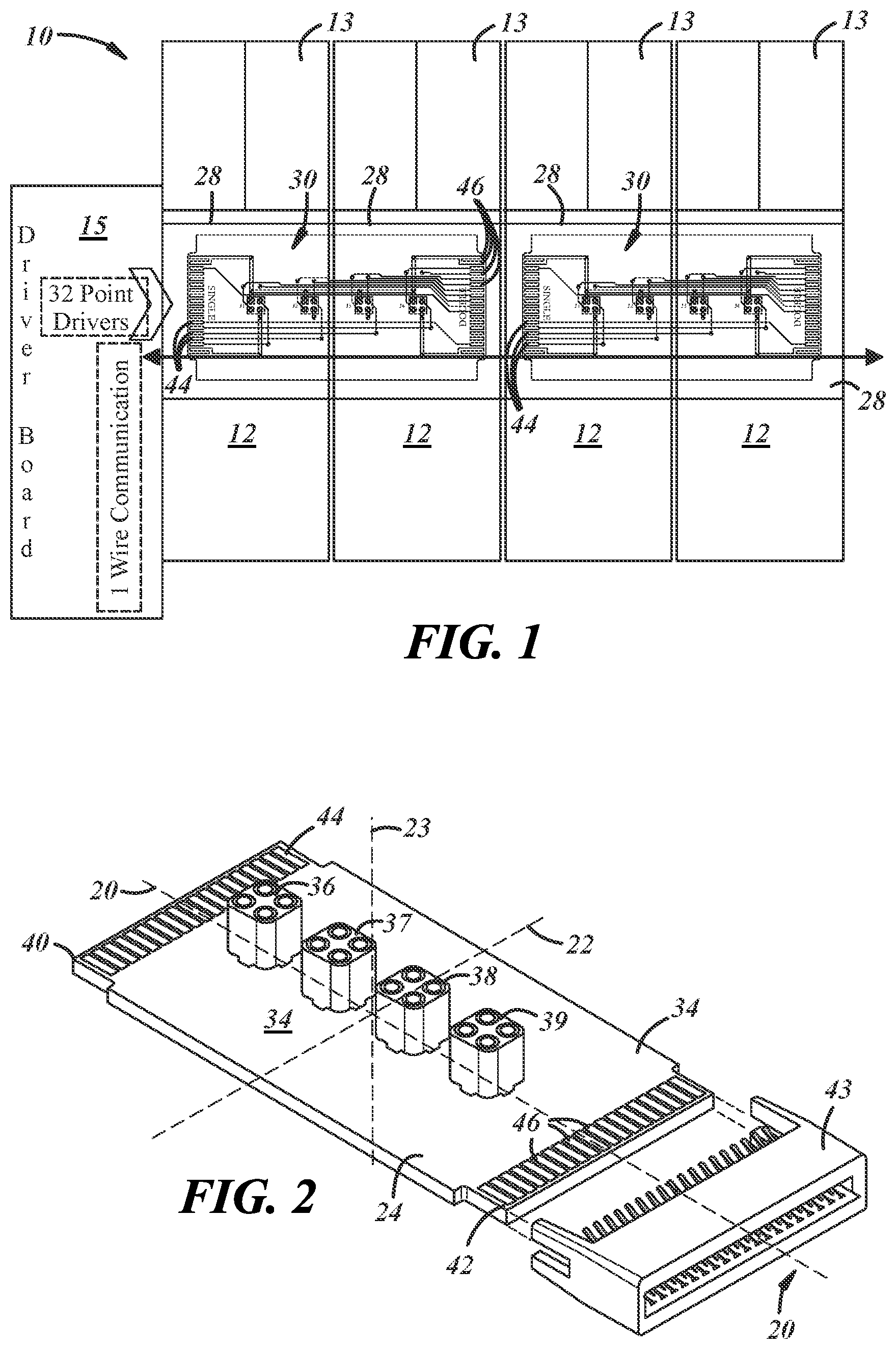 Patent US12100906 Figure 1 – Reversible circuit board for single and dual manifold solenoid valve assembly
