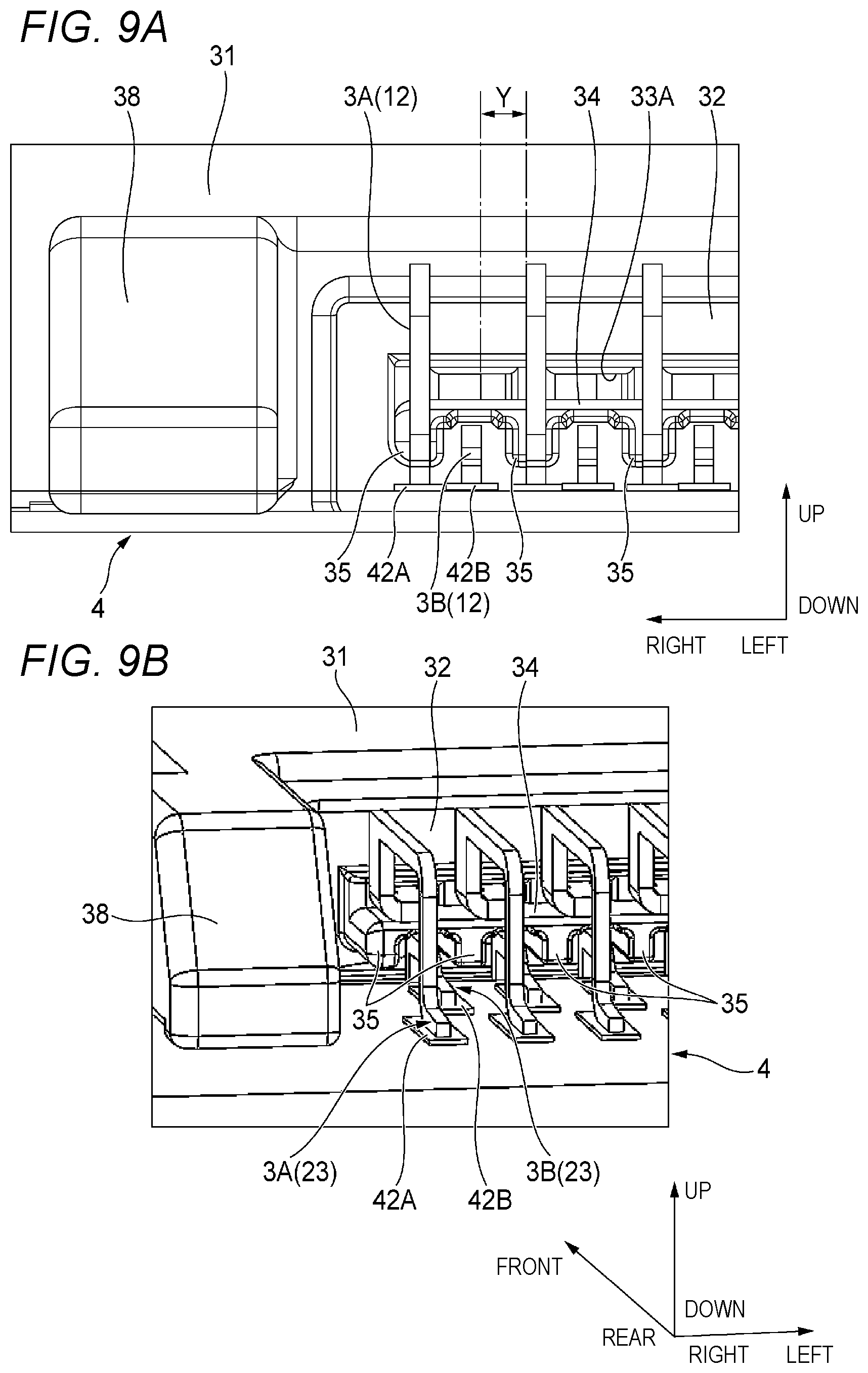 Patent US12100907 Figure 9 – Board mount connector and connector-mounted board