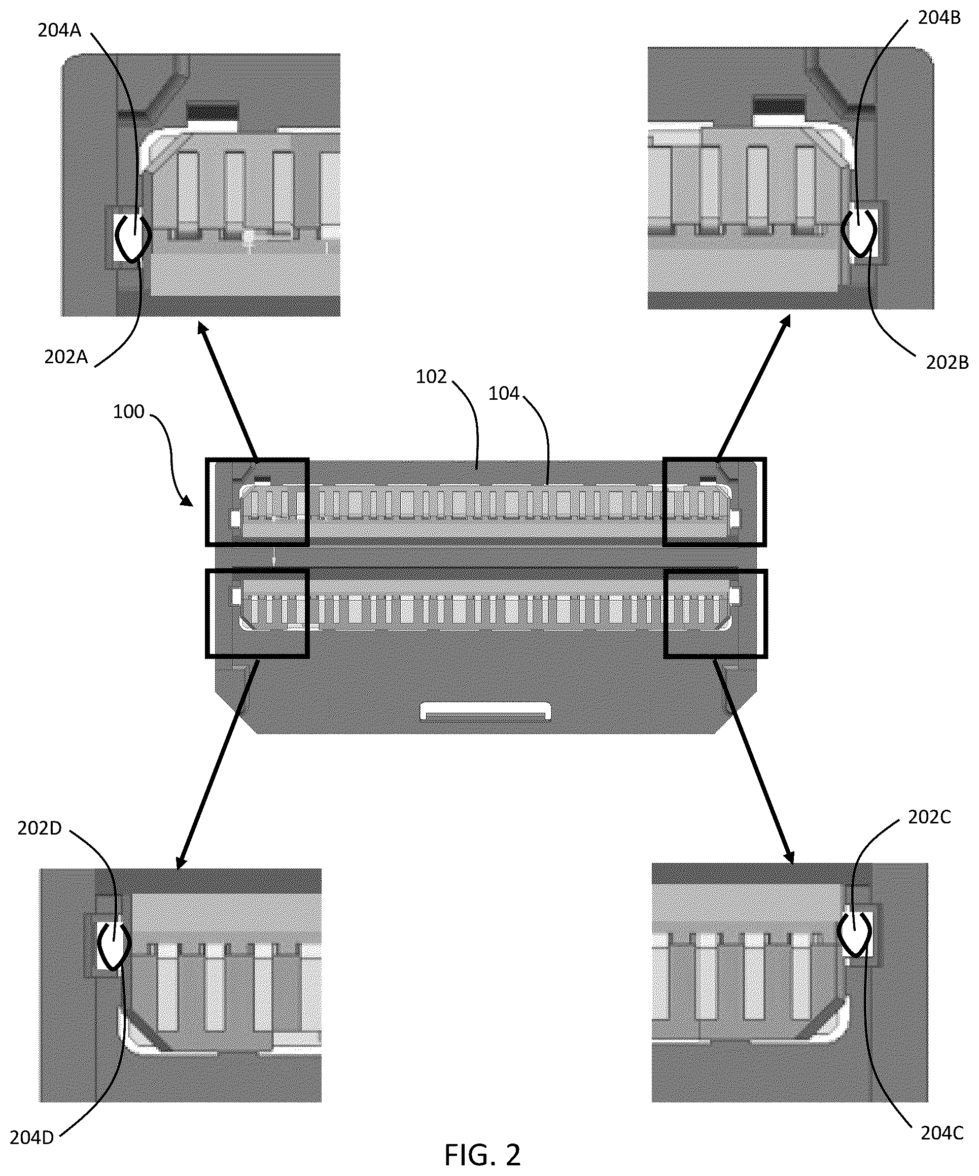 Patent US12100910 Figure 2 – Shape-memory alloy lock for connectors