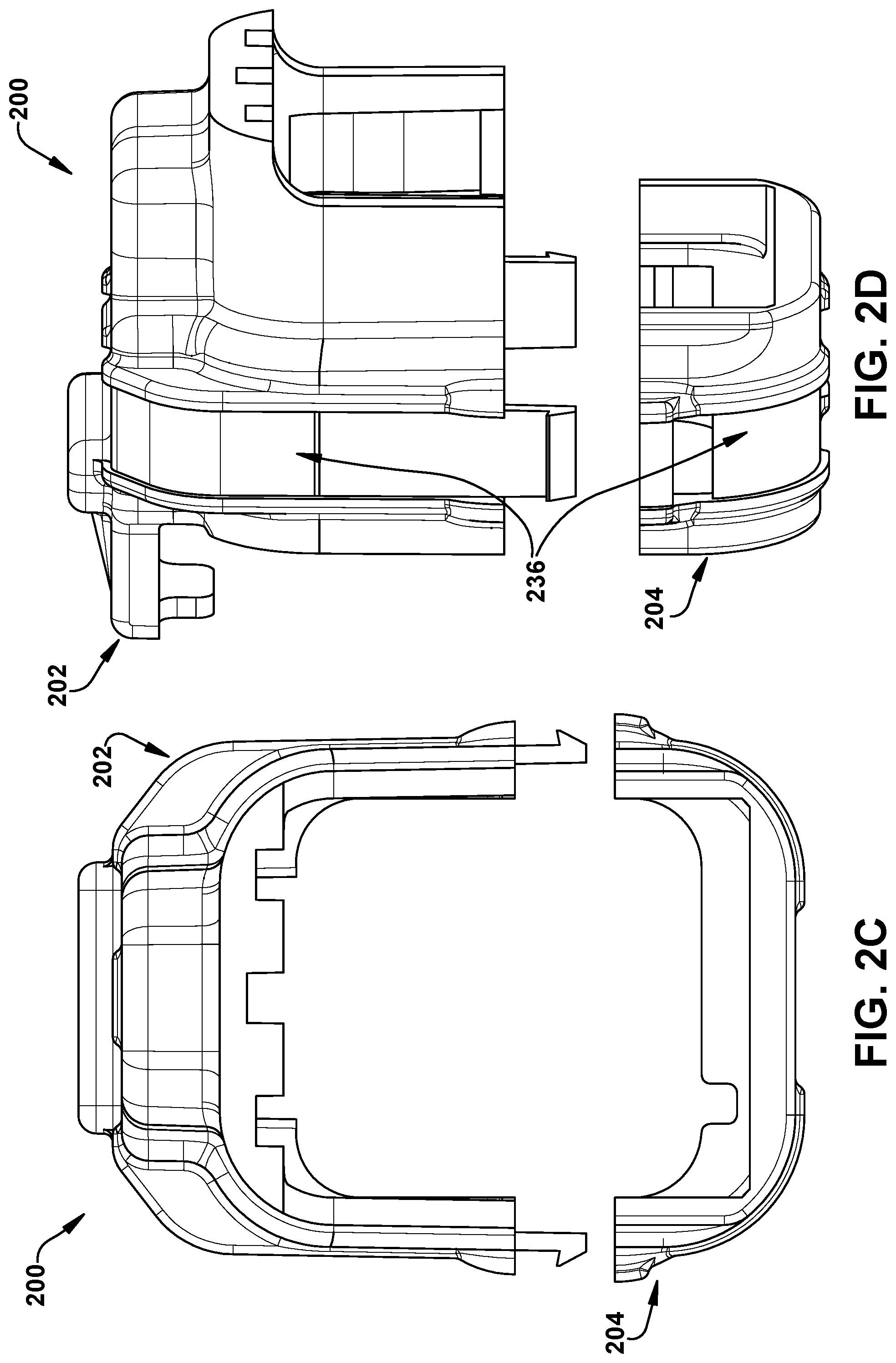 Patent US12100911 Figure 4 – Vibration resistant connector cap