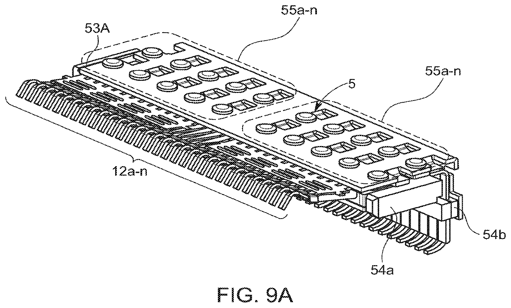 Patent US12100912 Figure 16 – Connector with shielded terminals