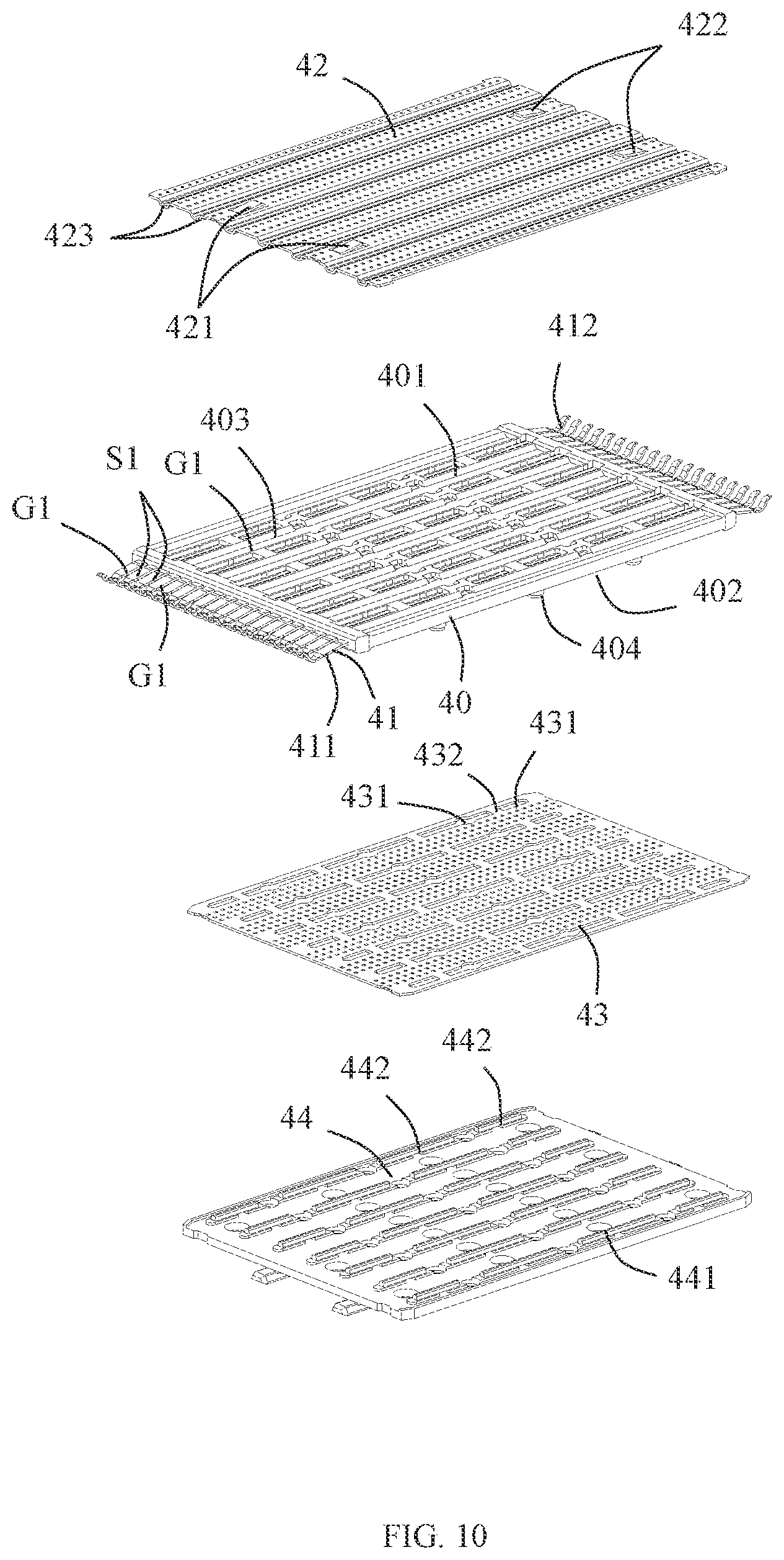 Patent US12100913 Figure 9 – Adapter connector with improved shielding effect