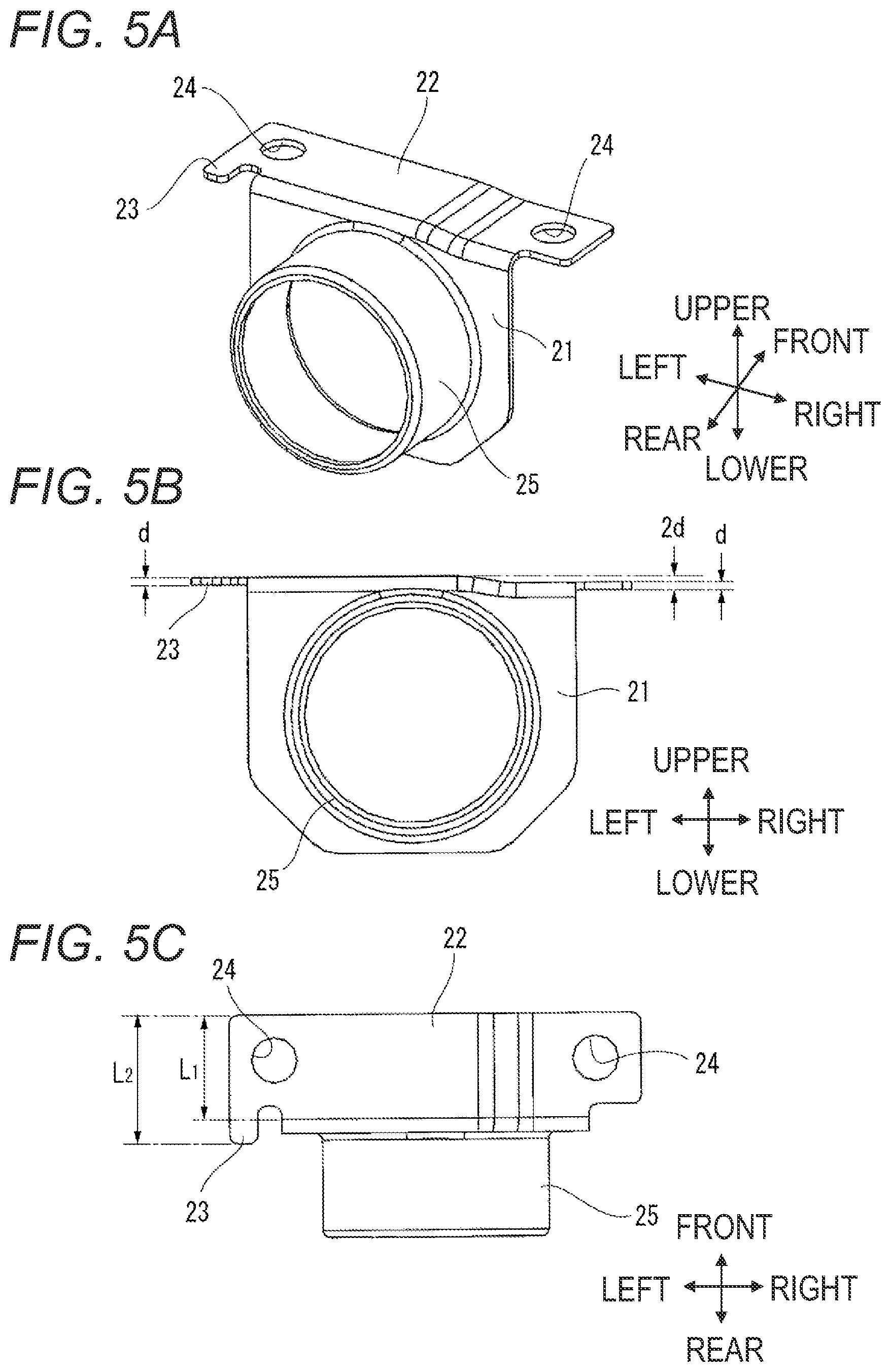 Patent US12100914 Figure 5 – Shielding member with a protruding portion preventing erroneous assembly to shielding shell