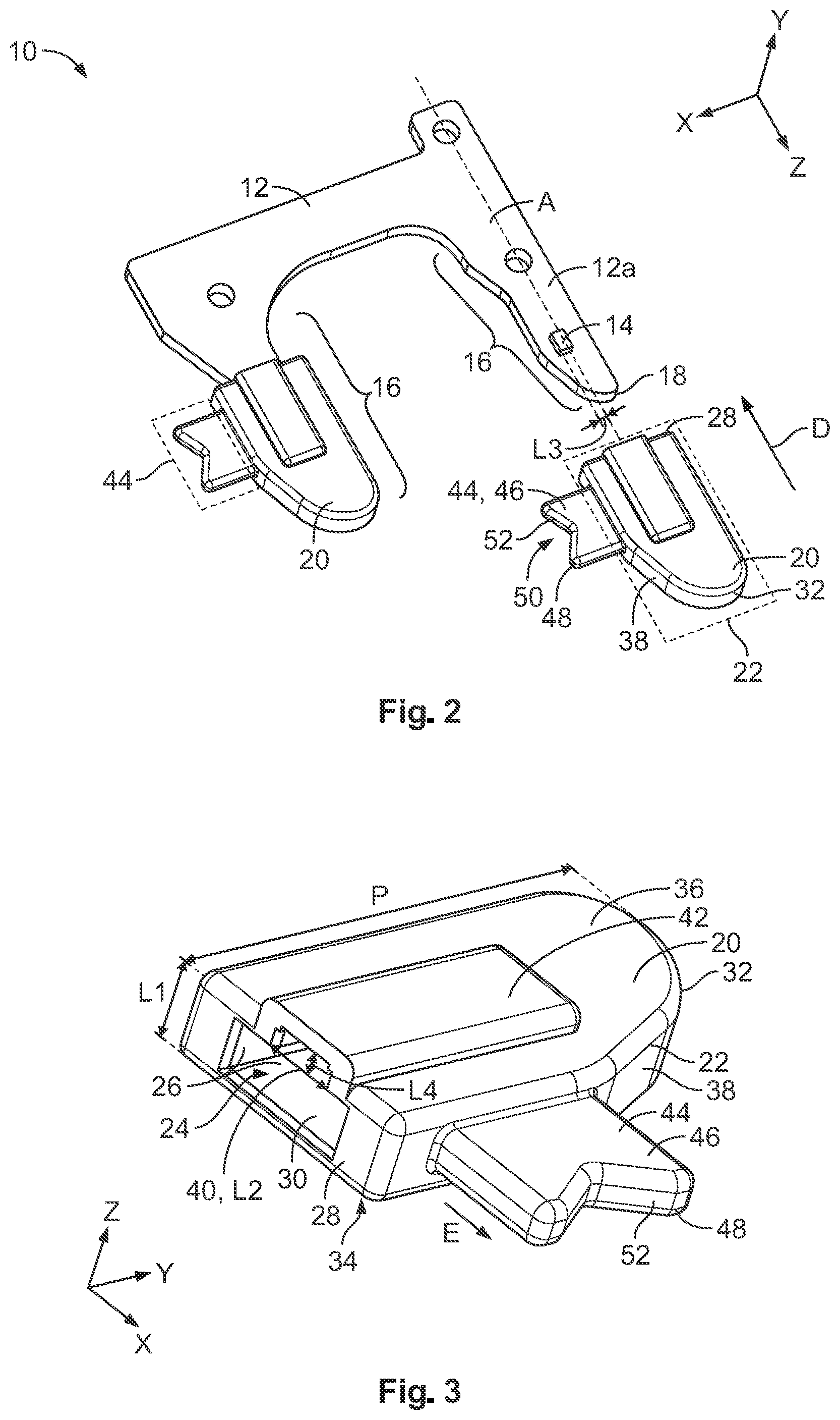 Patent US12100916 Figure 2 – Temperature measuring device for measuring the temperature of a terminal of an electrical connector