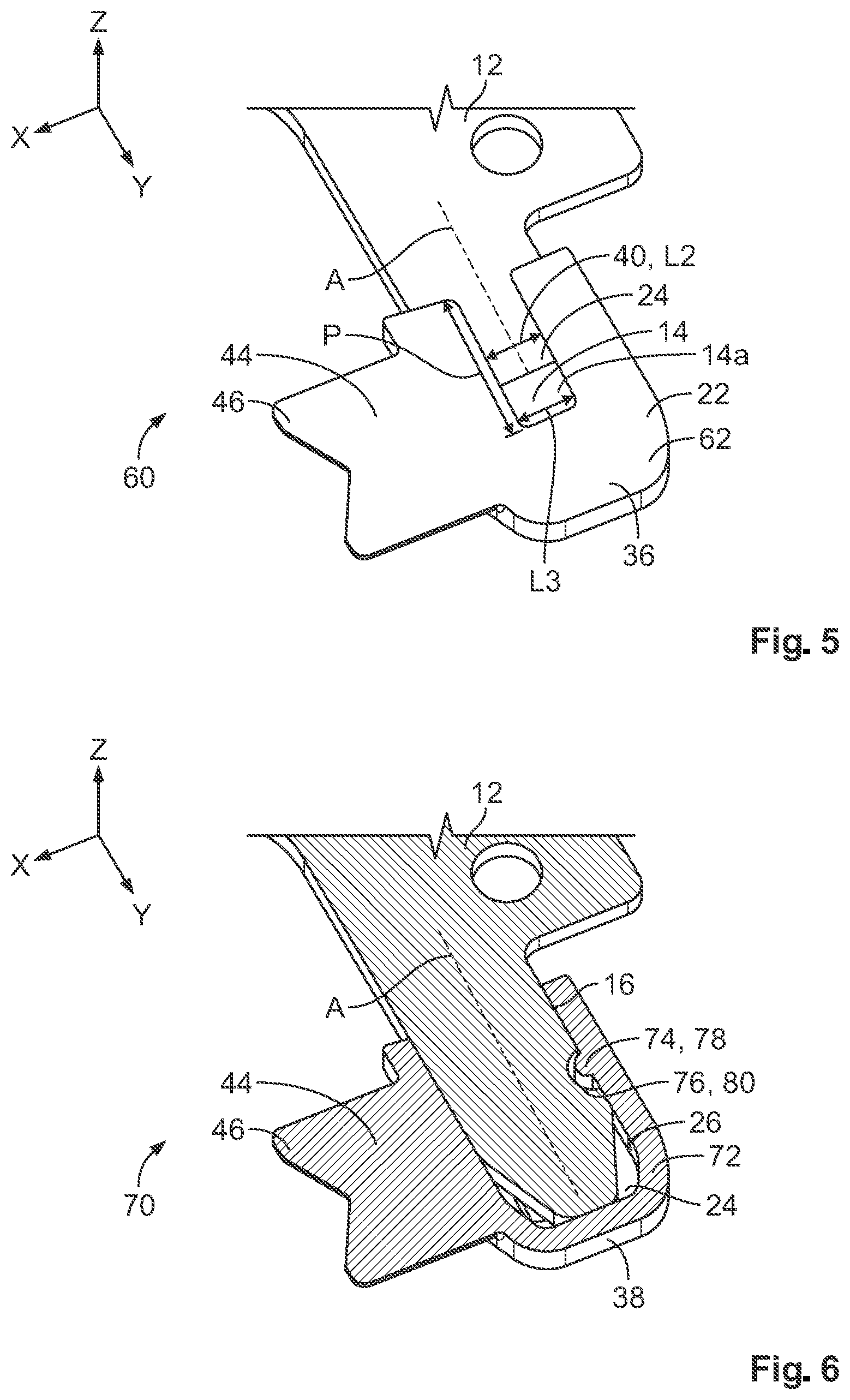 Patent US12100916 Figure 4 – Temperature measuring device for measuring the temperature of a terminal of an electrical connector