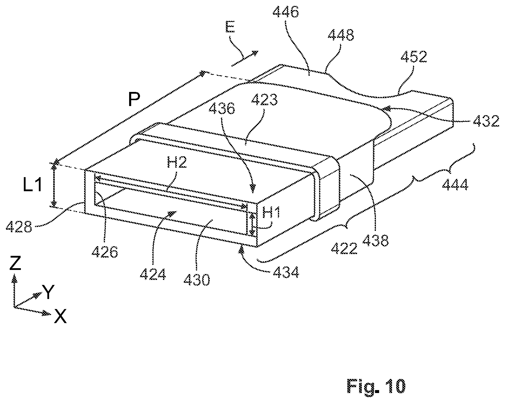 Patent US12100916 Figure 8 – Temperature measuring device for measuring the temperature of a terminal of an electrical connector