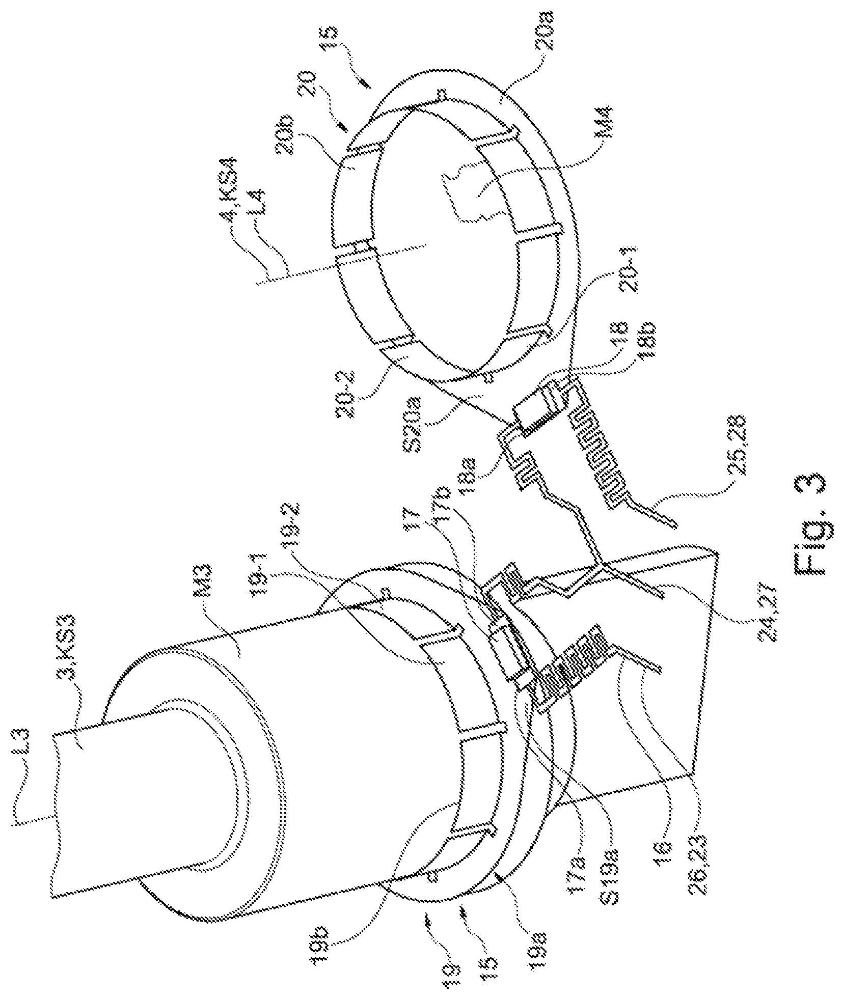 Patent US12100917 Figure 3 – Electrical connection device and method for mounting an electrical connection device