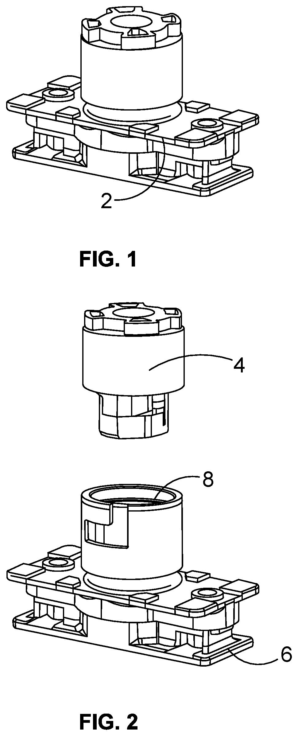 Patent US12100918 Figure 1 – Rotary plug connector