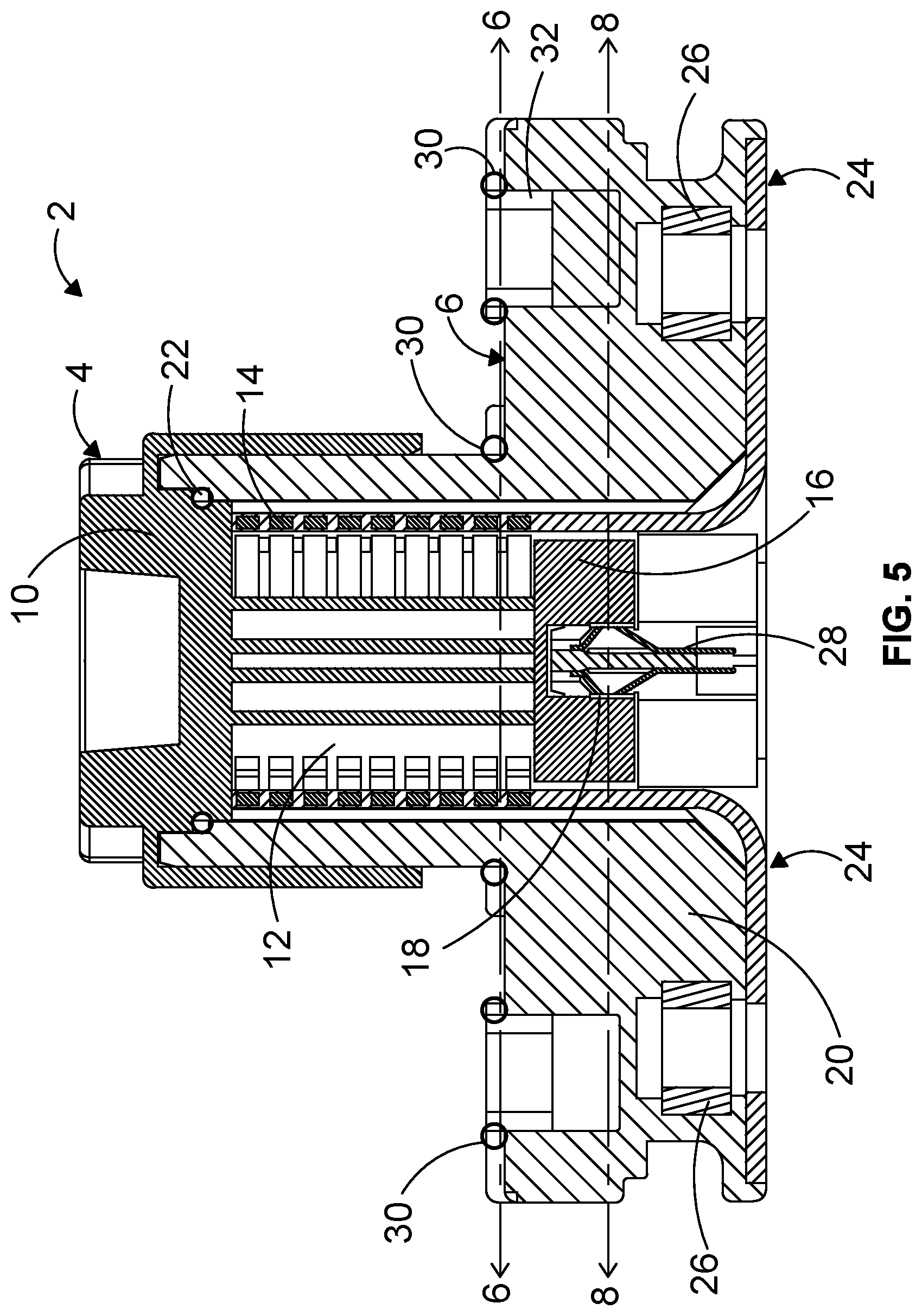 Patent US12100918 Figure 3 – Rotary plug connector