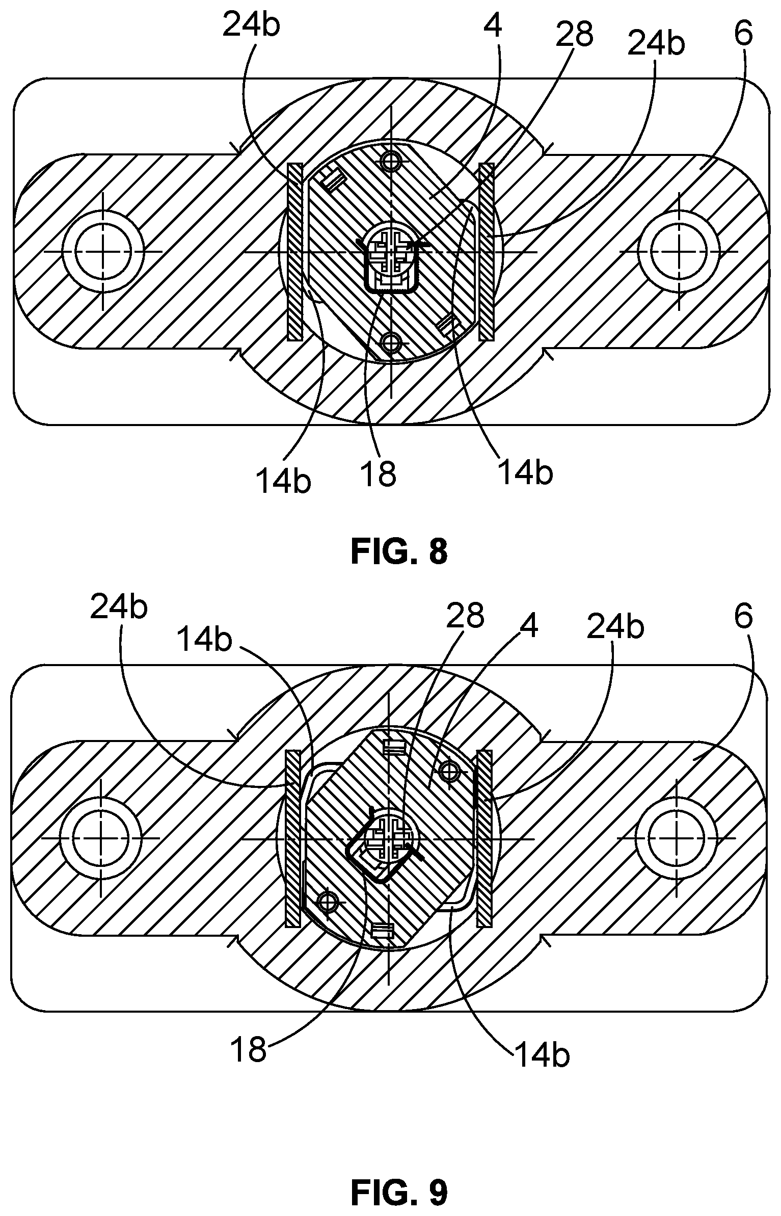 Patent US12100918 Figure 5 – Rotary plug connector