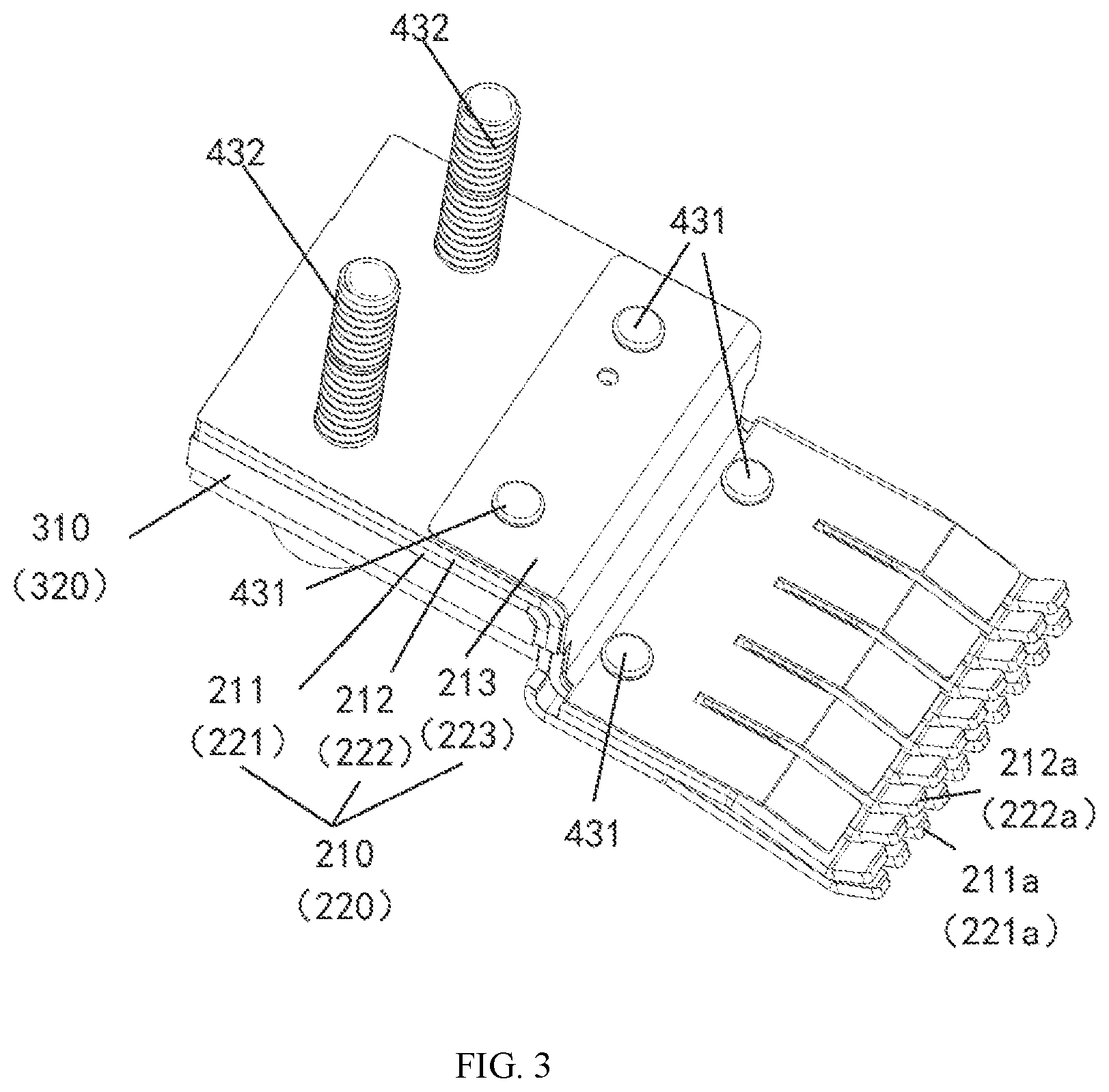 Patent US12100922 Figure 3 – Electrical connector with a cover structure as well as a mating connector and a connector assembly